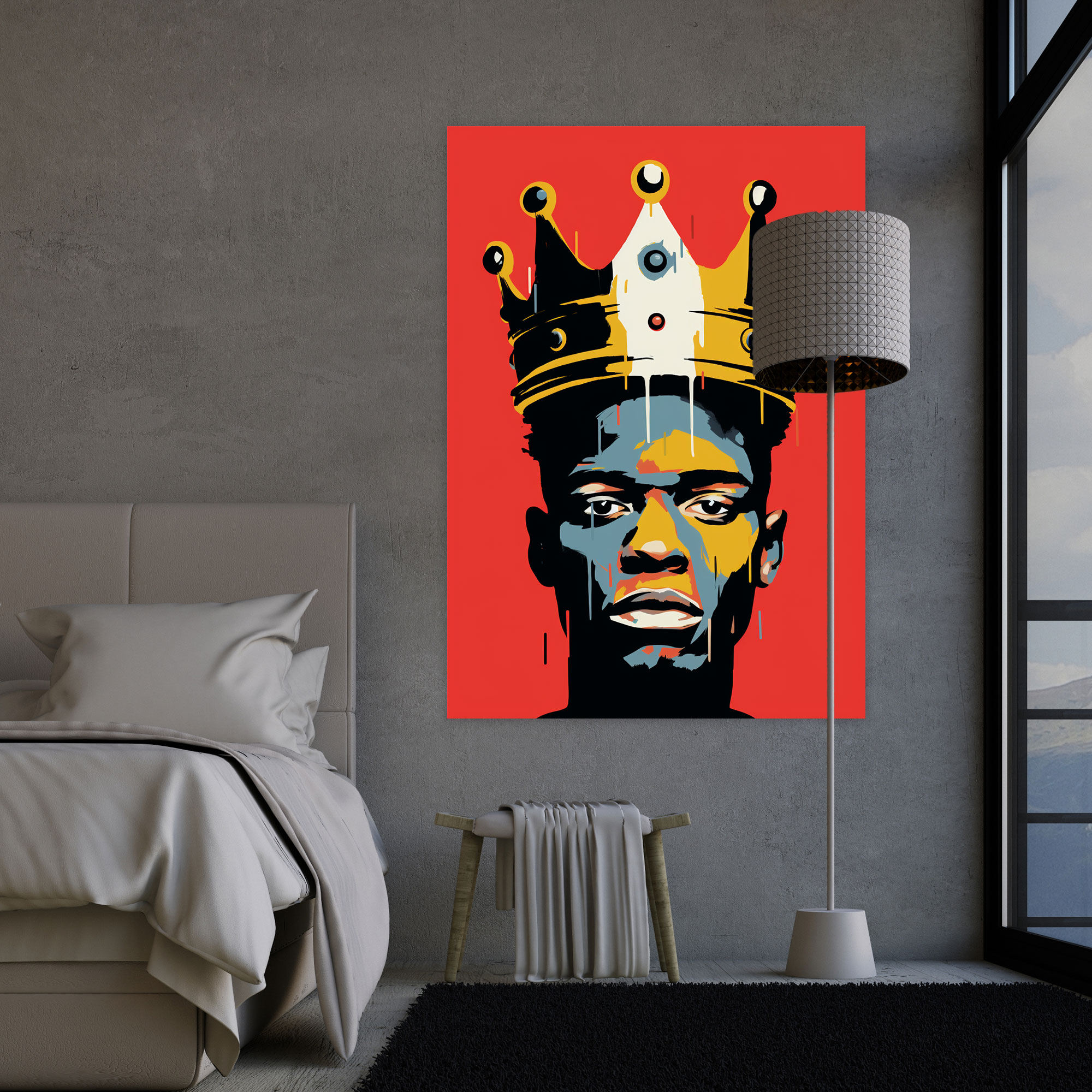 Basquiat Wall Art - Basquiat, Canvas Wall Art, Canvas, Contemporary Art