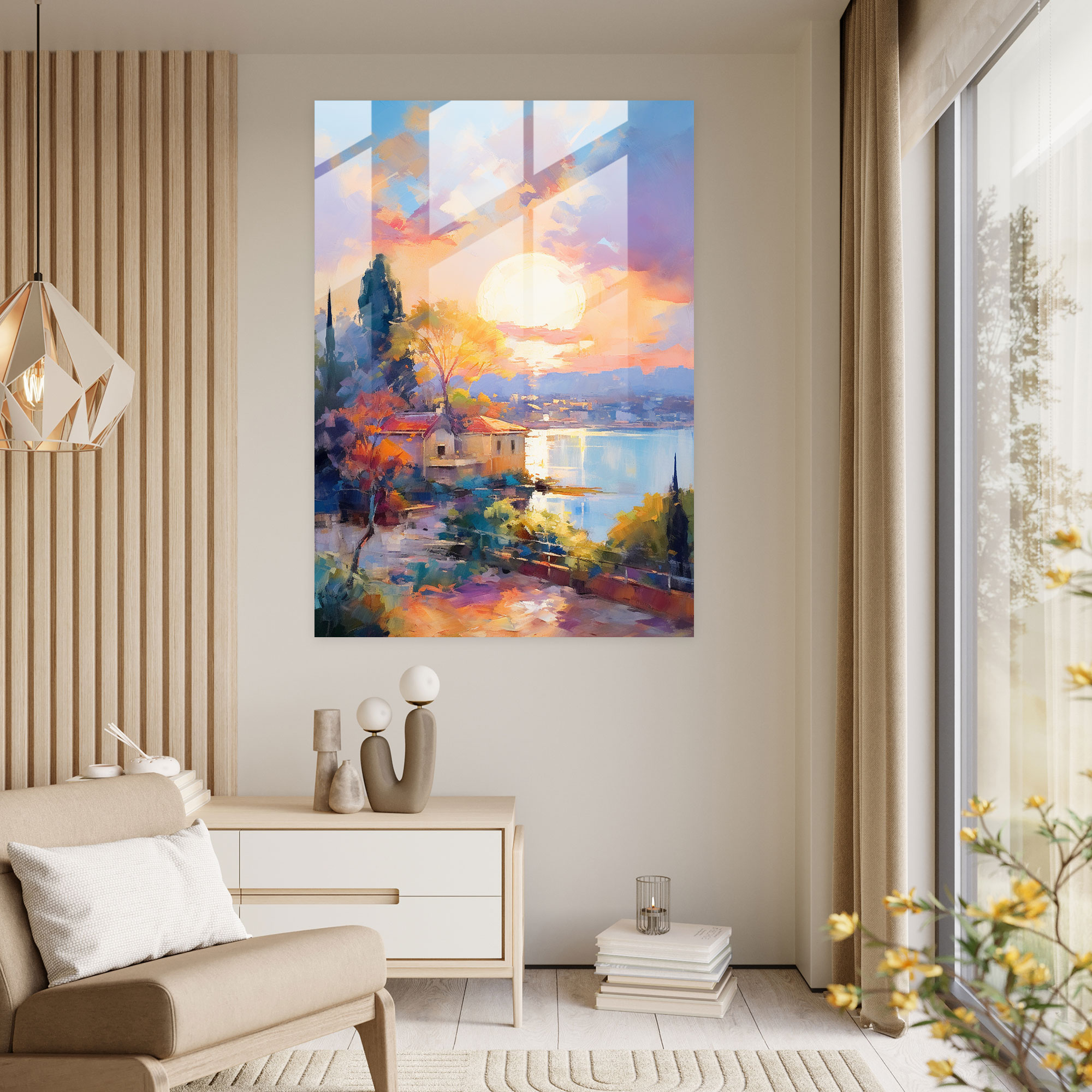 Basquiat Inspired Glass Wall Art - Basquiat, Impressionism, Basquiat, Glass Wall Art