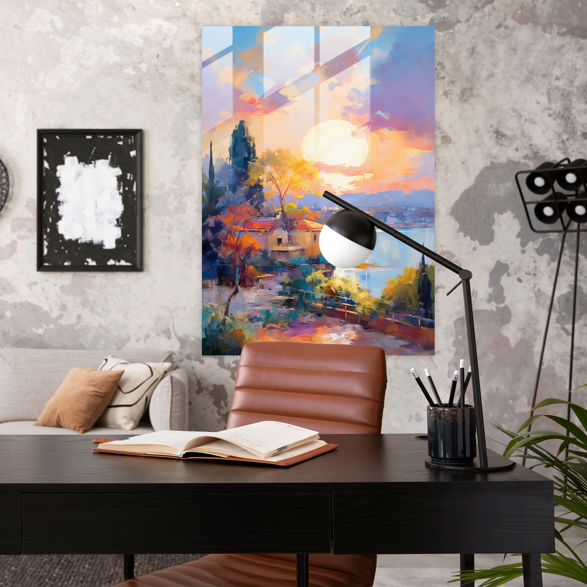 Basquiat Inspired Glass Wall Art - Basquiat, Impressionism, Basquiat, Glass Wall Art