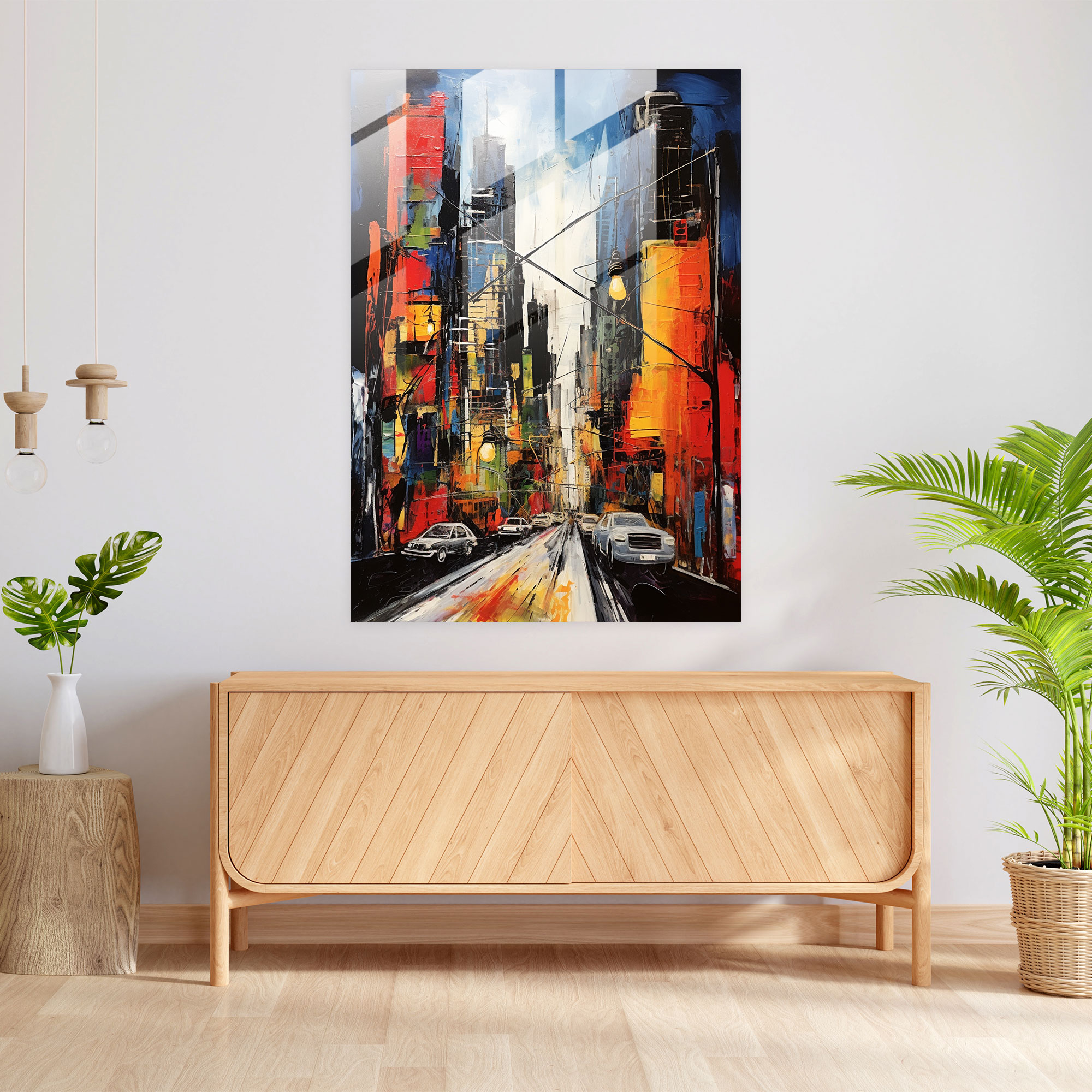 Basquiat Home Decoration - Basquiat, Dynamic Energy, Home Decoration, Cityscape