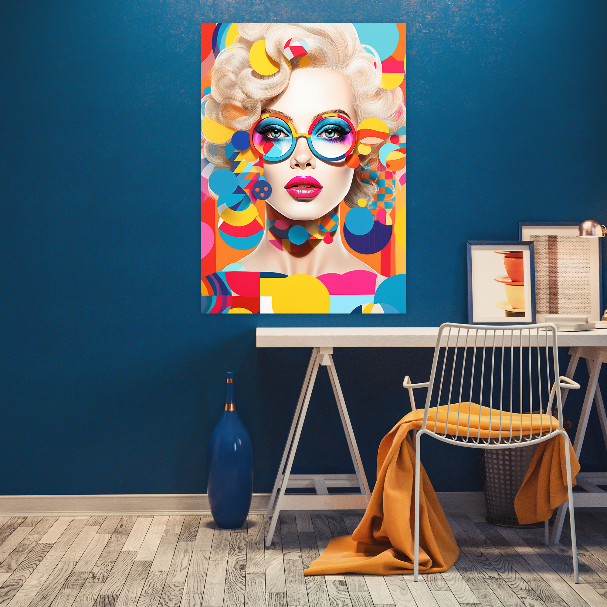 Barbie Pop Art Canvas Print - Barbie, Barbie, Digital Illustration, Wall Decoration