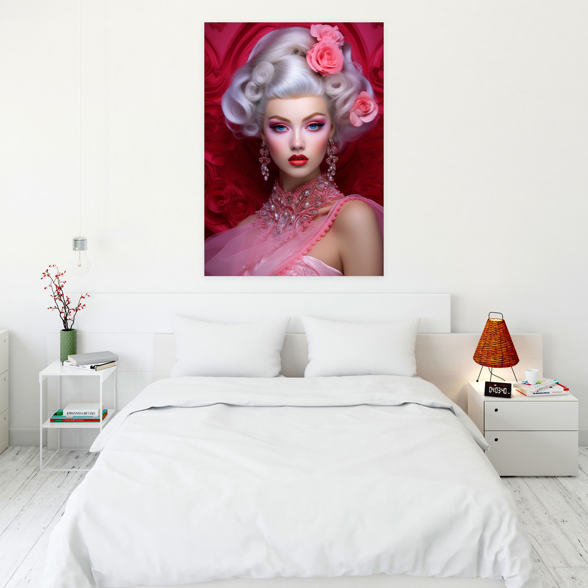 Barbie Sophisticated Beauty Canvas Print - Barbie, Barbie, Canvas Wall Art, Exquisite Makeup