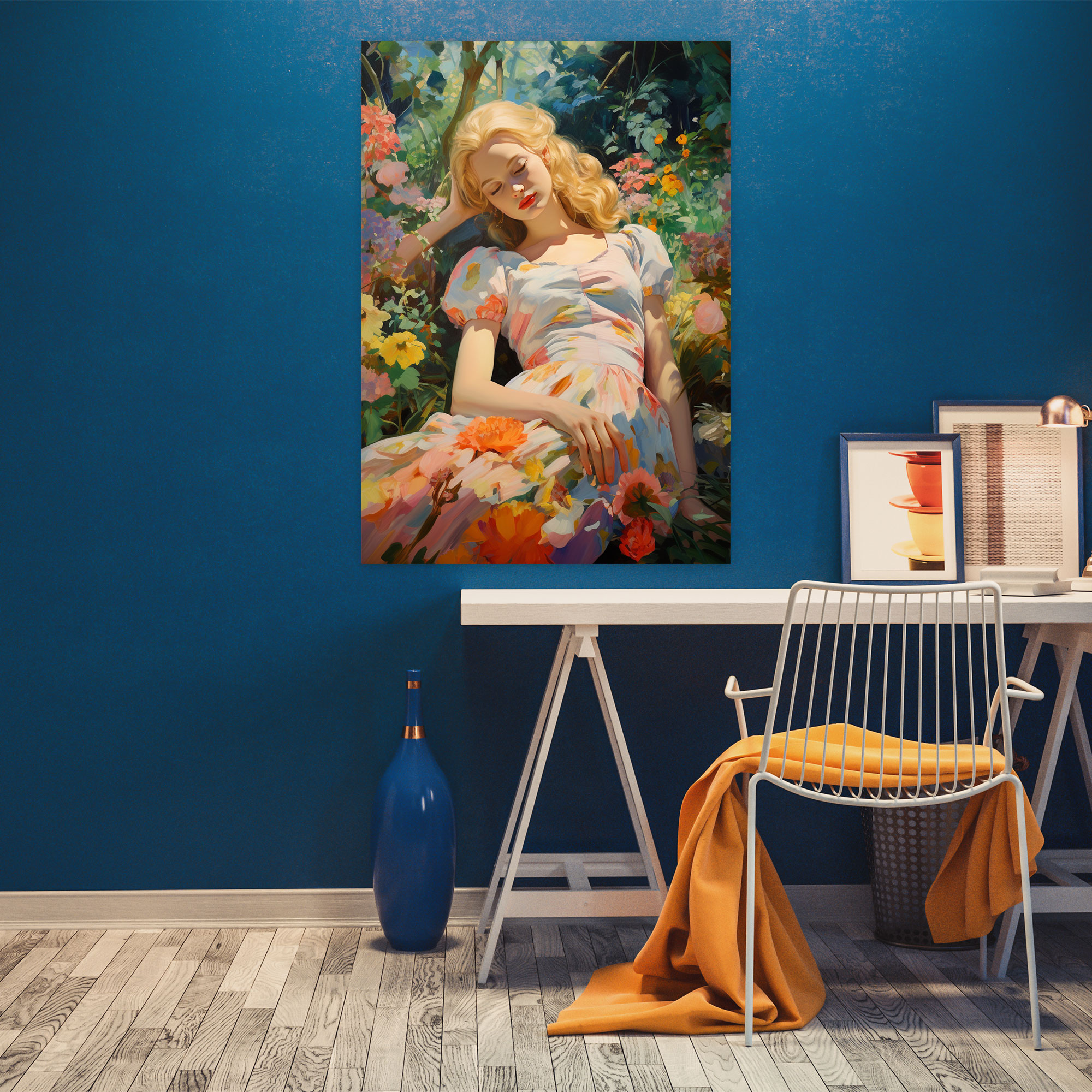 Barbie Canvas Print - Classic Oil Painting Wall Art - Barbie, Canvas, Wall Art, Canvas Print