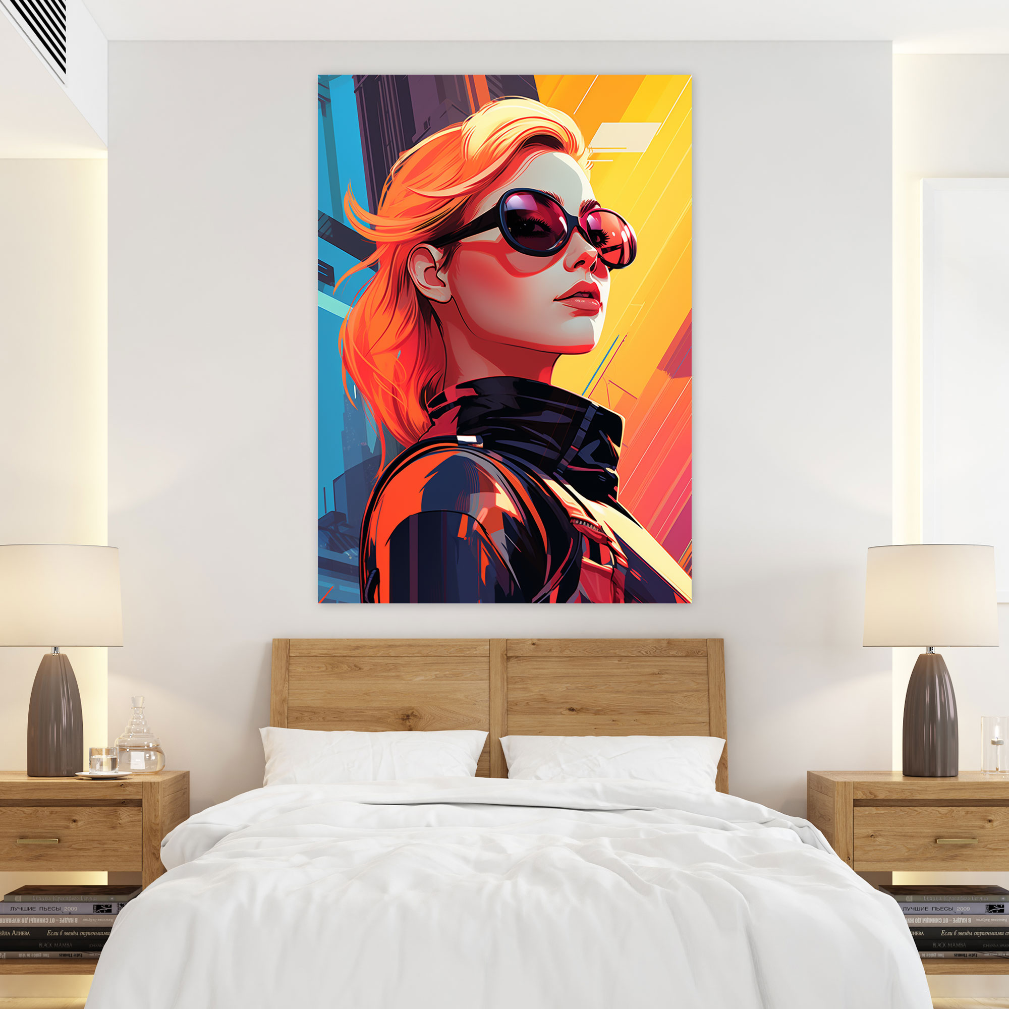 Barbie Canvas Print - Modern Digital Illustration Wall Art - Barbie, Canvas, Wall Art, Canvas Print