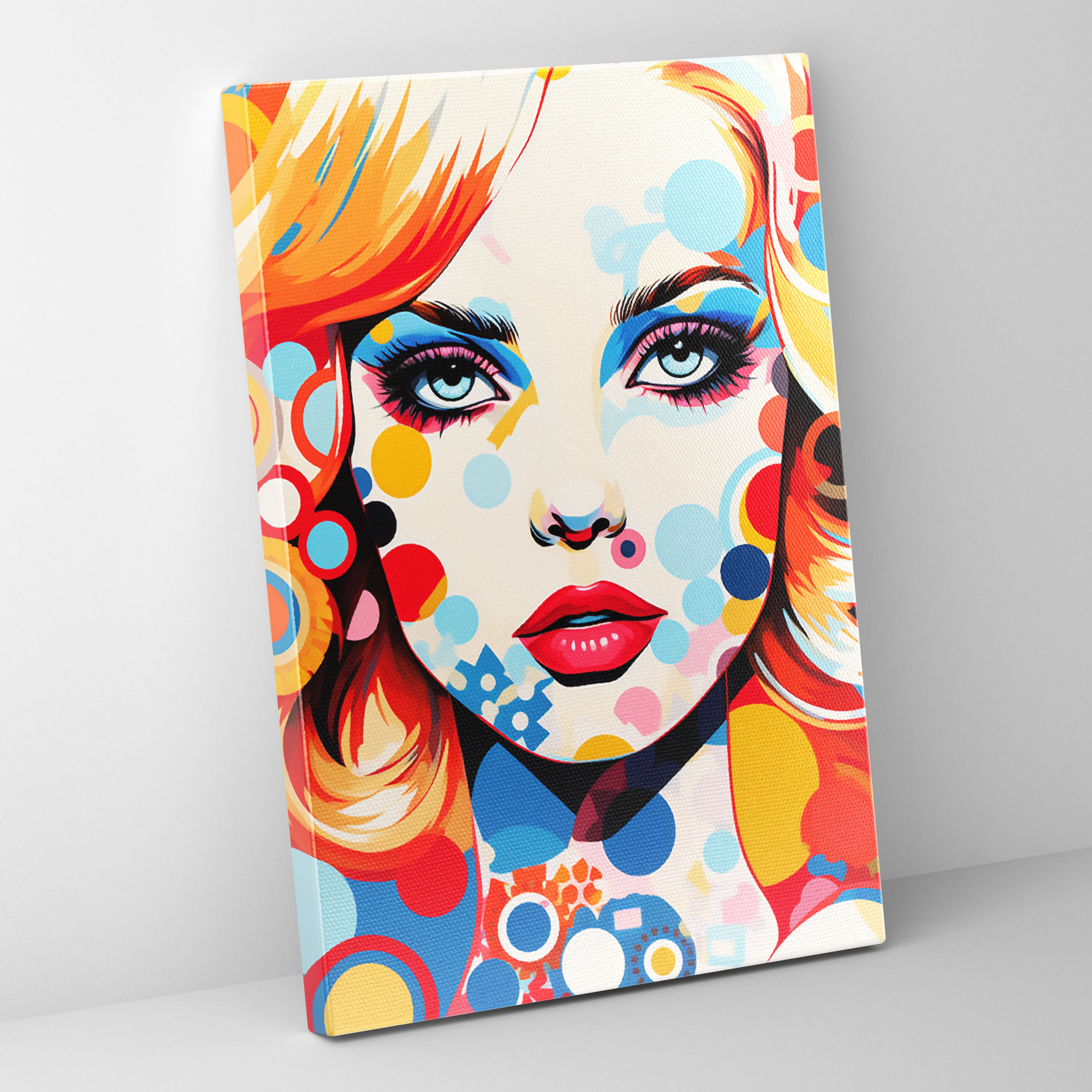Barbie Canvas Print - Pop Art Inspired Print Wall Art - Barbie, Canvas, Vibrant Colors, Bold Patterns