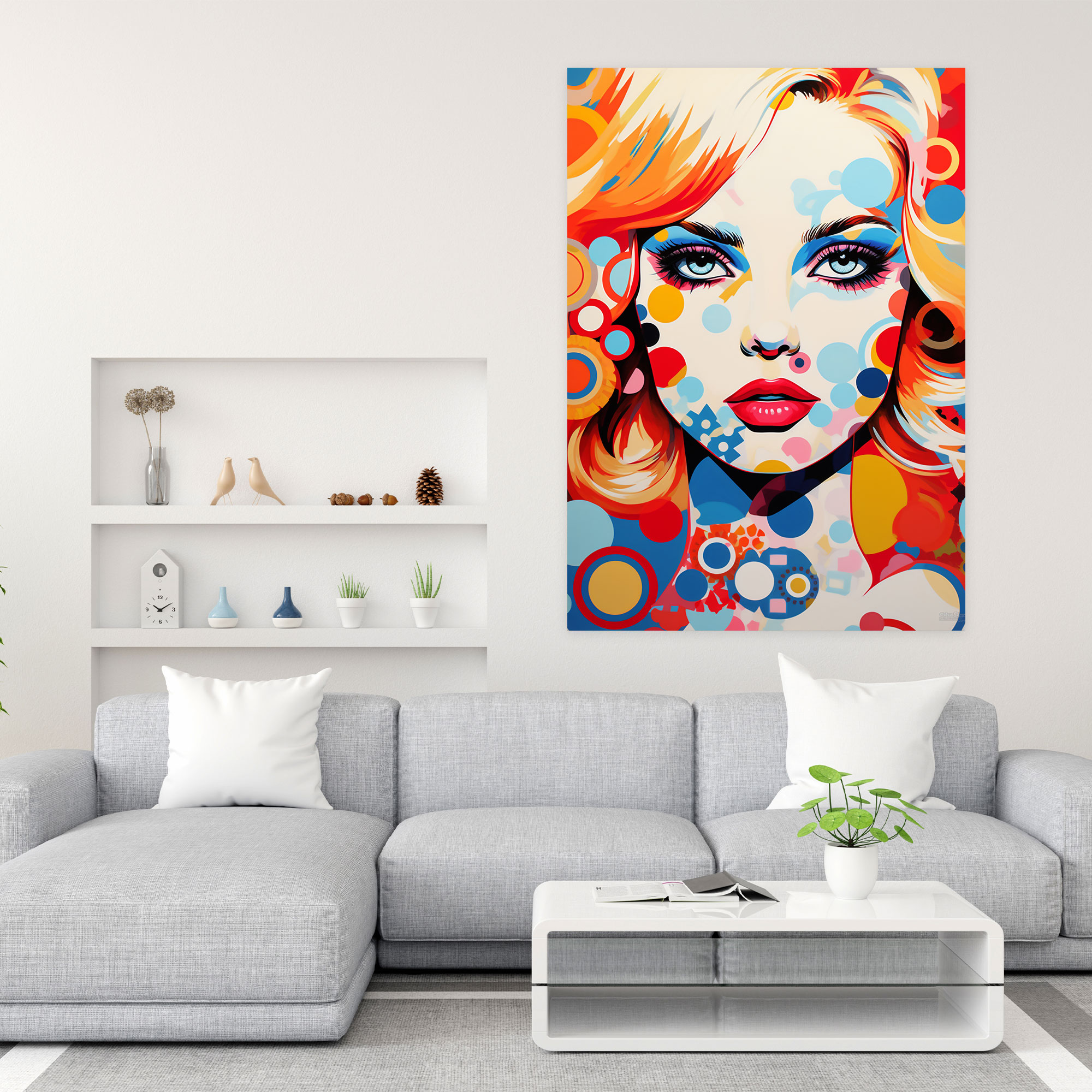 Barbie Canvas Print - Pop Art Inspired Print Wall Art - Barbie, Canvas, Vibrant Colors, Bold Patterns