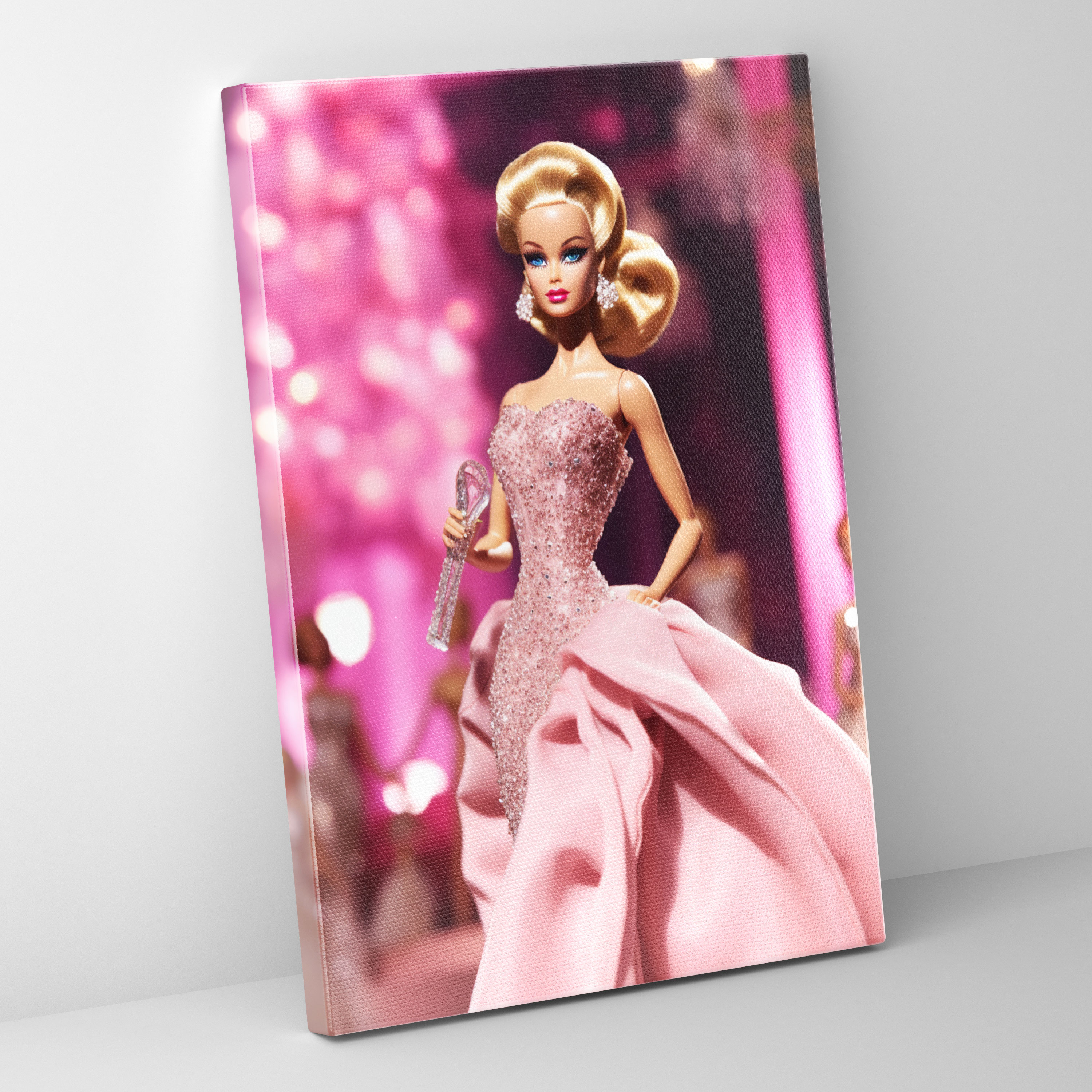 Barbie Glamorous Canvas Print - Barbie, Luxurious Ballroom, Canvas, Canvas Print