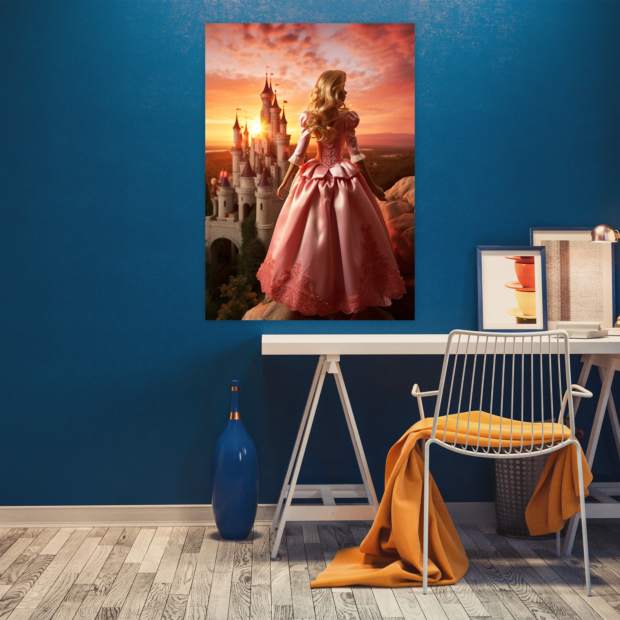 Fairy Tale Barbie Canvas Print - Barbie, Canvas Wall Art, Barbie, Enchantment