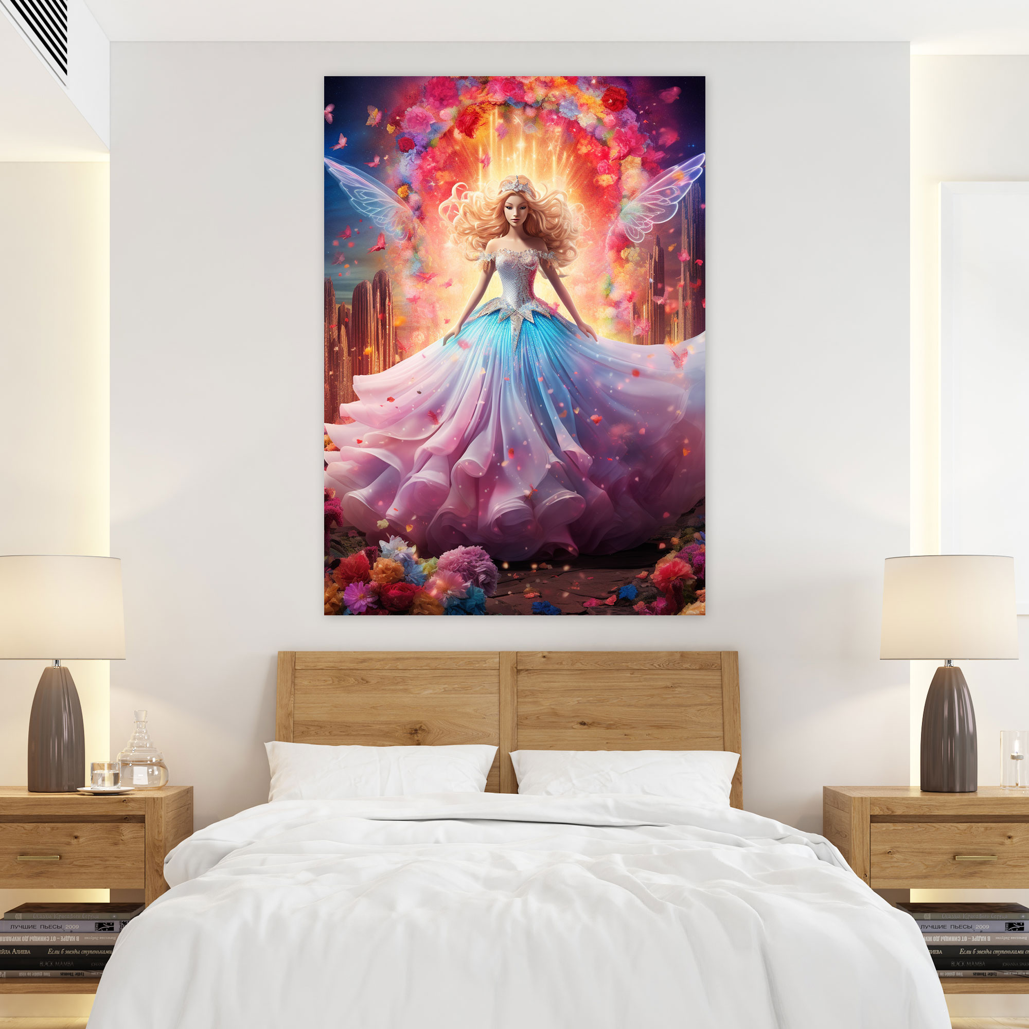 Unicorn Fantasy Barbie Canvas Print - Barbie, Barbie, Home Decoration, Canvas