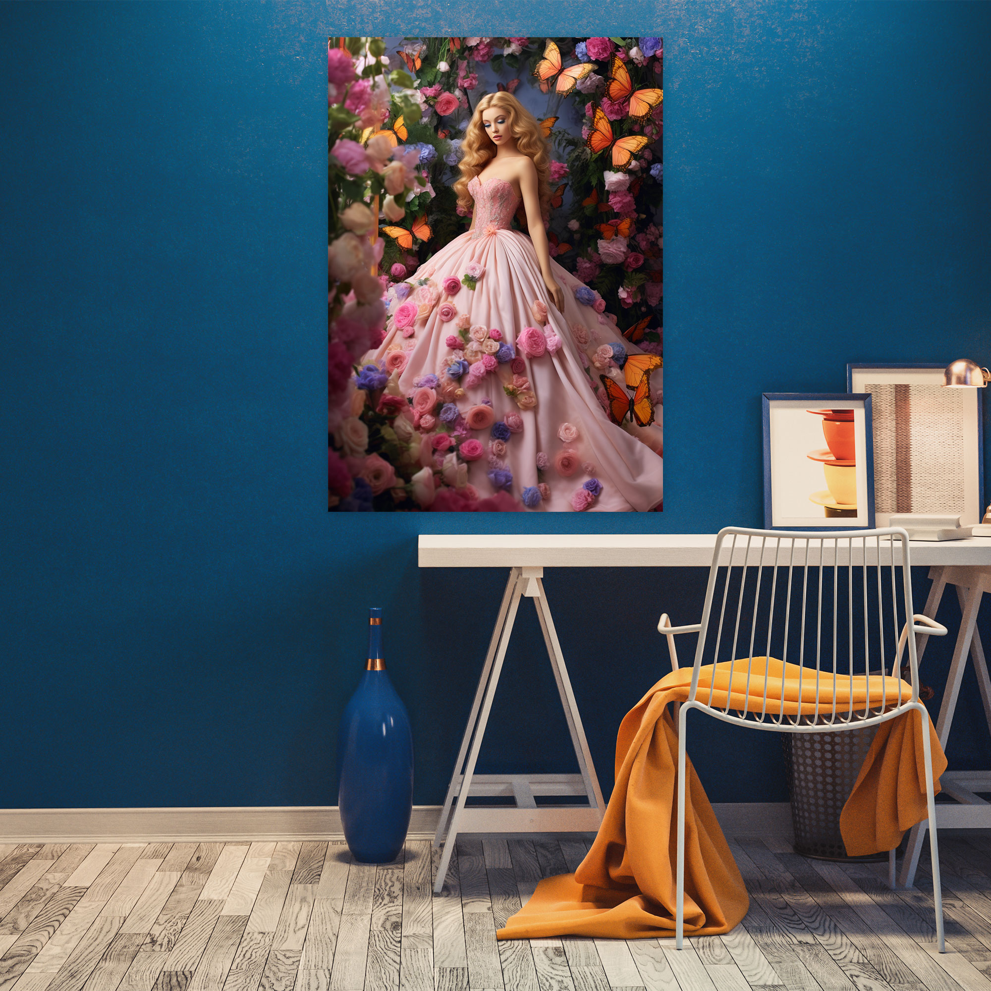 Dreamy Garden Barbie Canvas Print - Barbie, Canvas Print, Canvas, Wall Art
