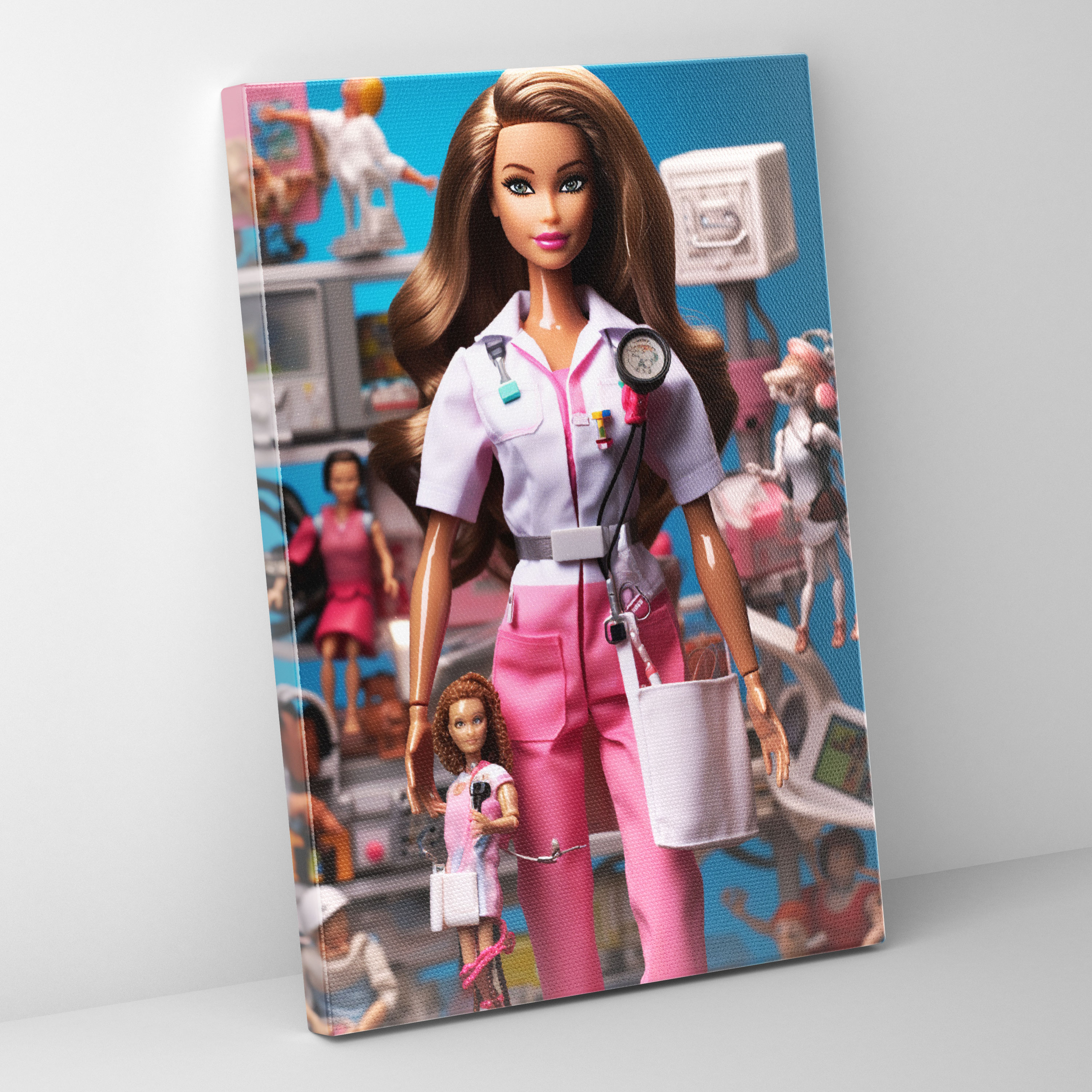 Barbie Professions Canvas Print - Barbie, Canvas Print, Inspiration, Canvas Wall Art