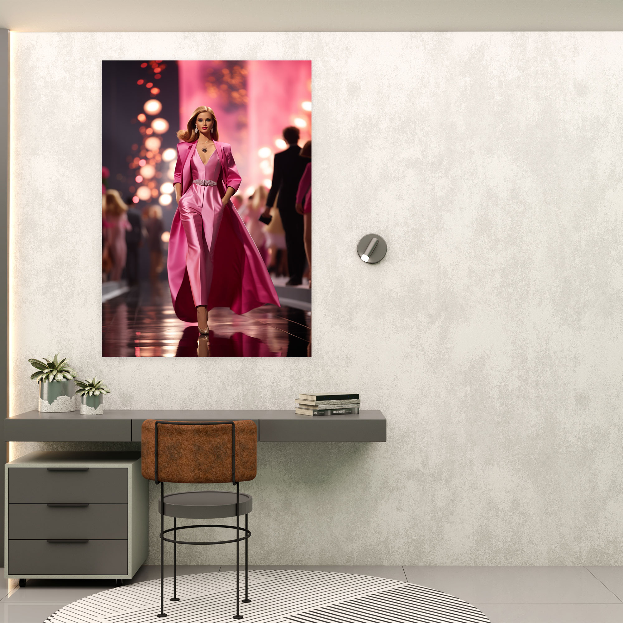 Fashion Icon Barbie Canvas Print - Barbie, Home Decoration, Canvas Wall Art, Fashion Icon