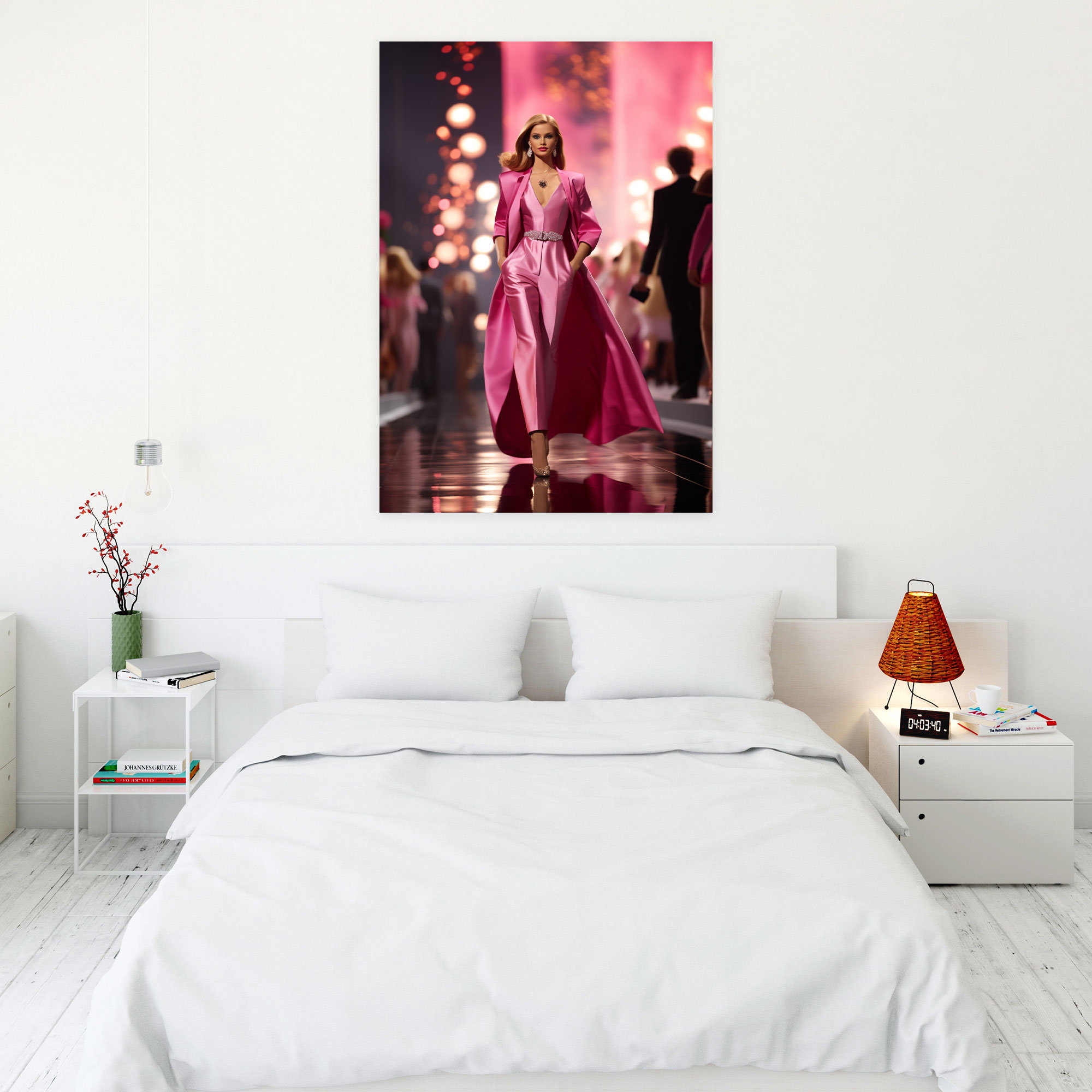 Fashion Icon Barbie Canvas Print - Barbie, Home Decoration, Canvas Wall Art, Fashion Icon