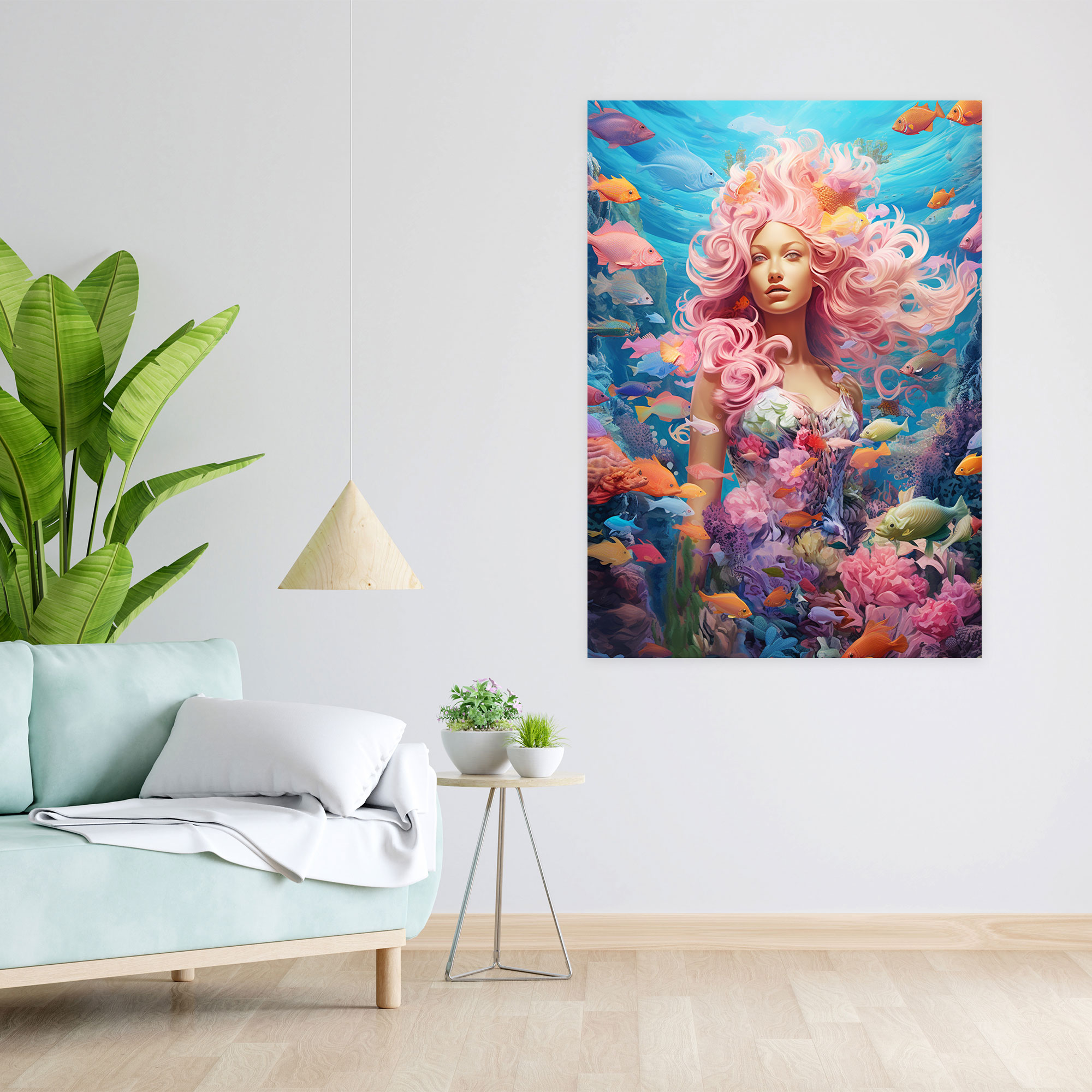 Barbie Canvas Print - Mermaid Magic - Barbie, Wall Art, Home Decoration, Barbie