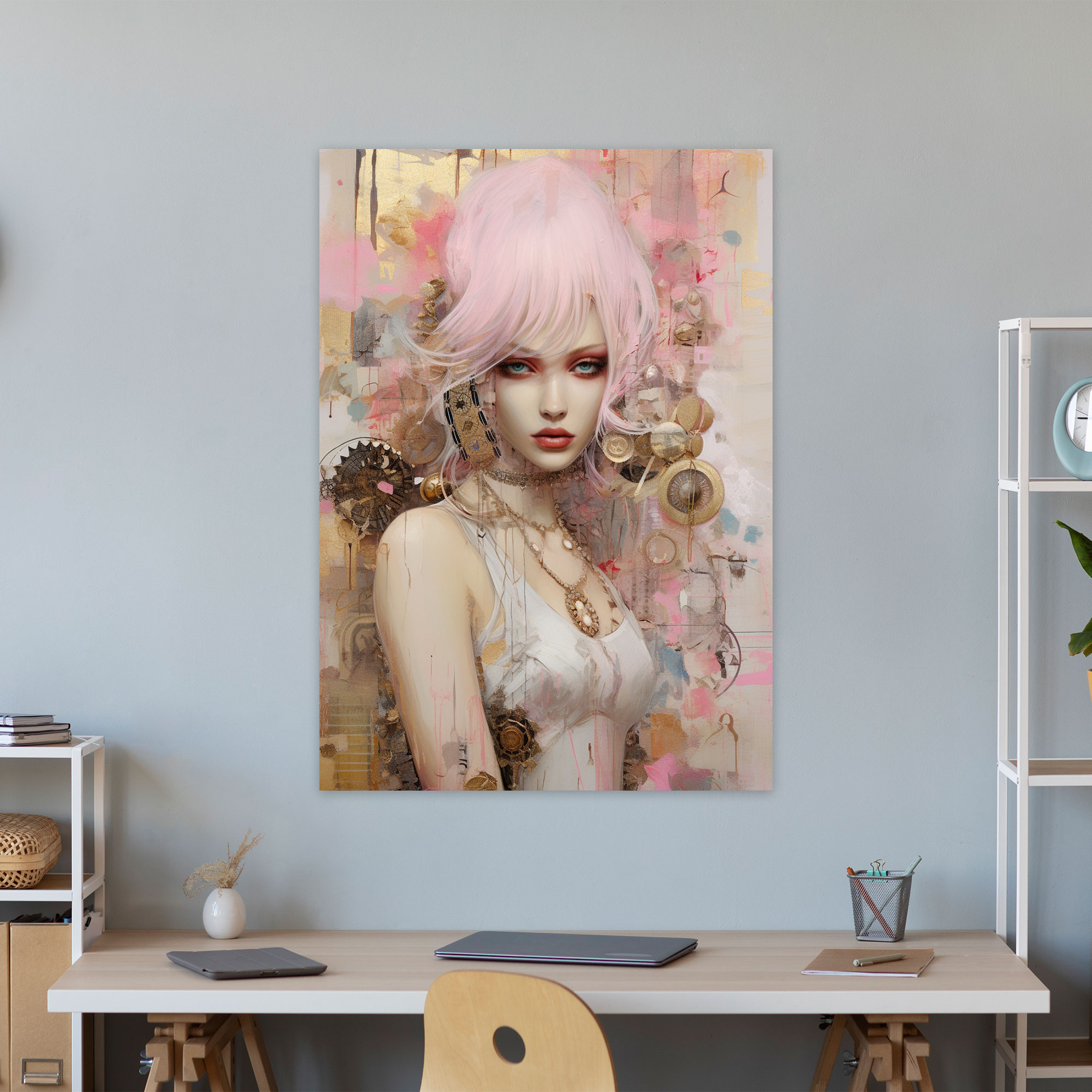 Barbie Canvas Print - Contemporary Elegance - Barbie, Barbie, Canvas Print, Elegance