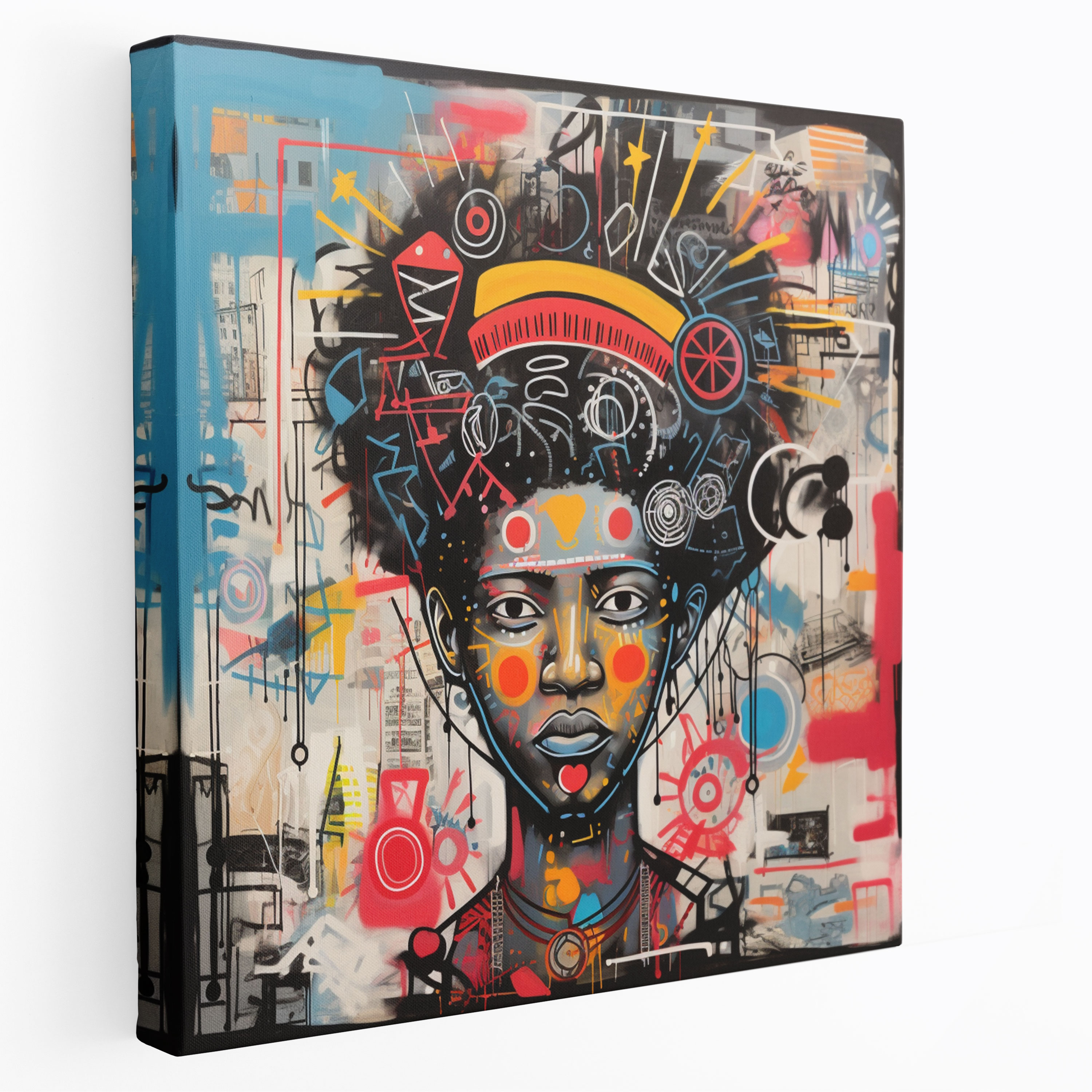 Basquiat Cultural Wall Art - Basquiat, Canvas Print, Canvas, Home Decoration