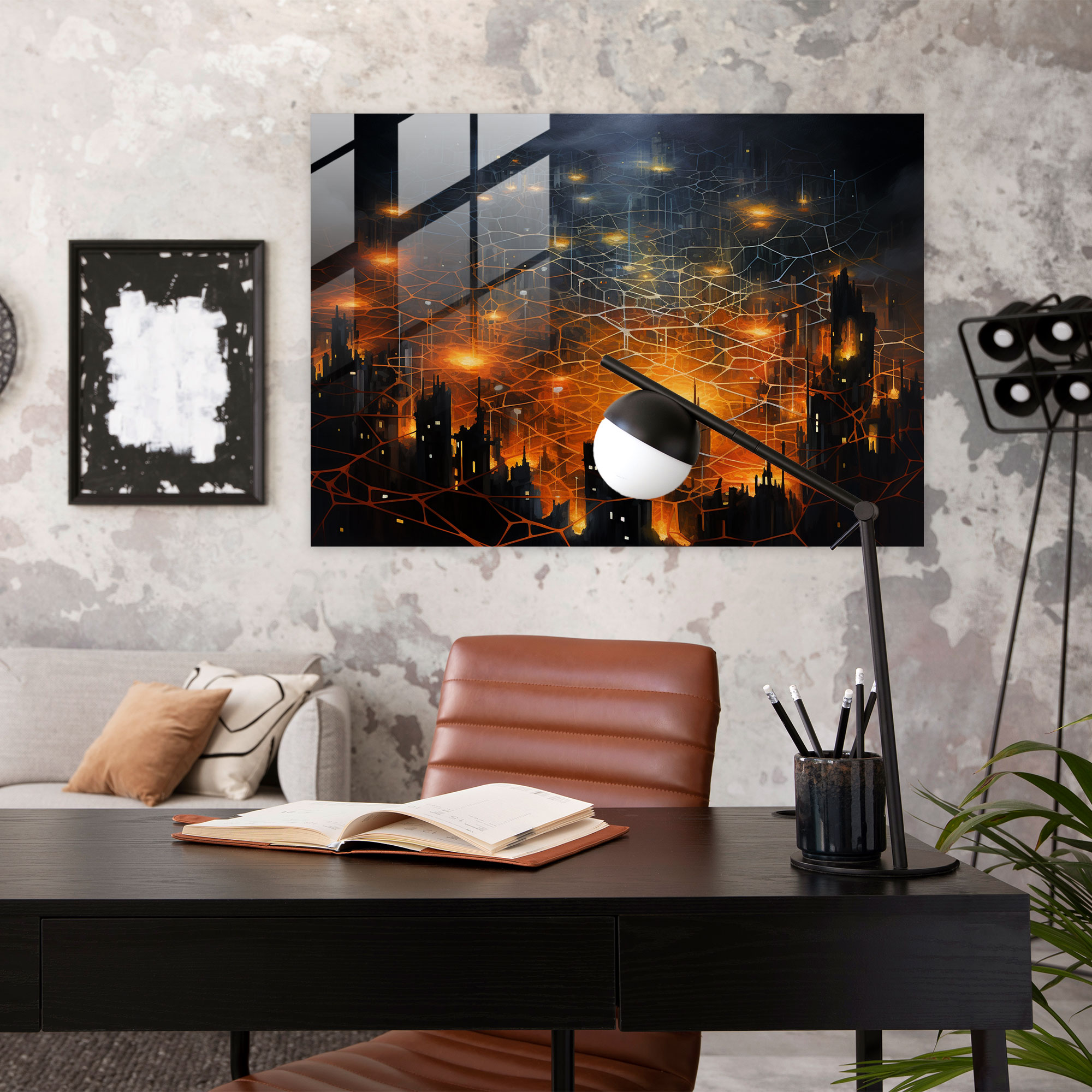 Blockchain Home Decoration - Blockchain, Modern Art, Complexity, Security
