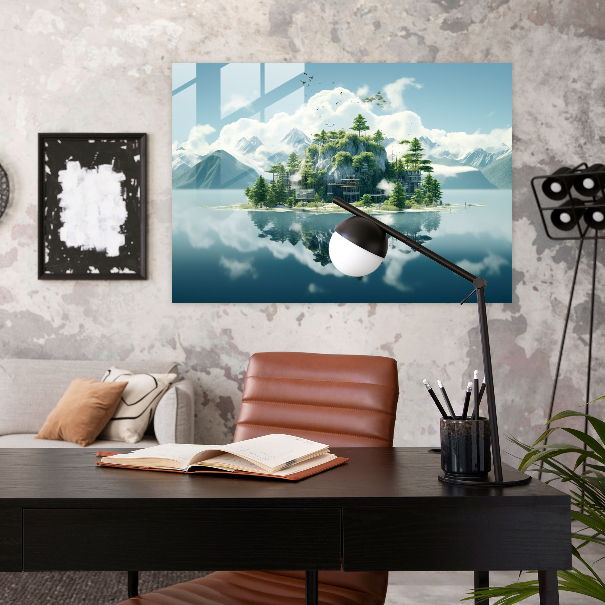Blockchain Glass Print - Blockchain, Wall Decoration, Modern Art, Glass Art