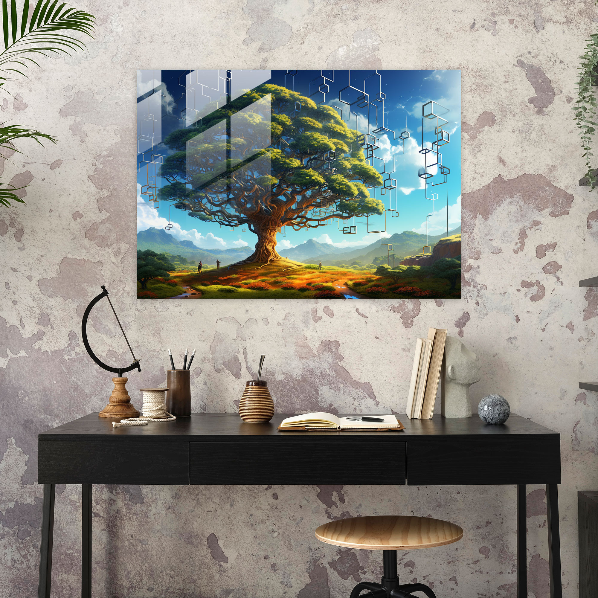 Blockchain Home Decoration - Blockchain, Modern Art, Wall Decoration, Home Decoration