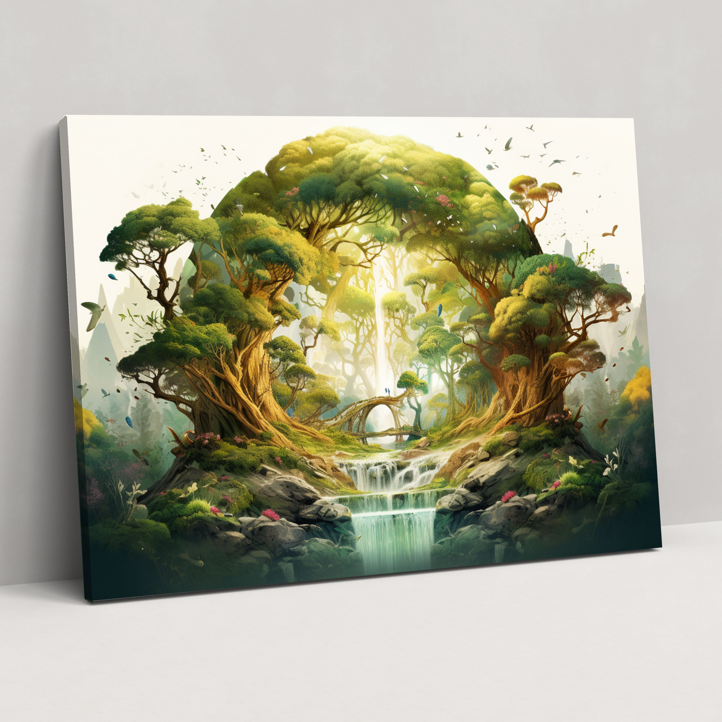 Nature-Inspired Blockchain Canvas Print - Blockchain, Blockchain, Wall Art, Canvas
