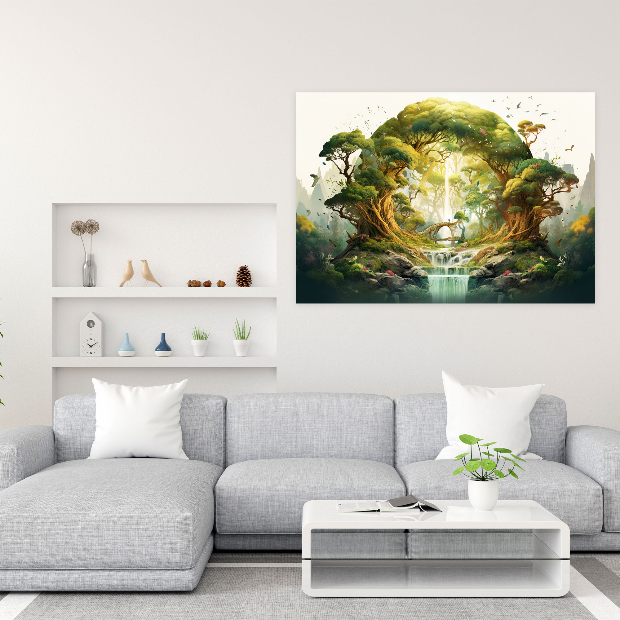 Nature-Inspired Blockchain Canvas Print - Blockchain, Blockchain, Wall Art, Canvas