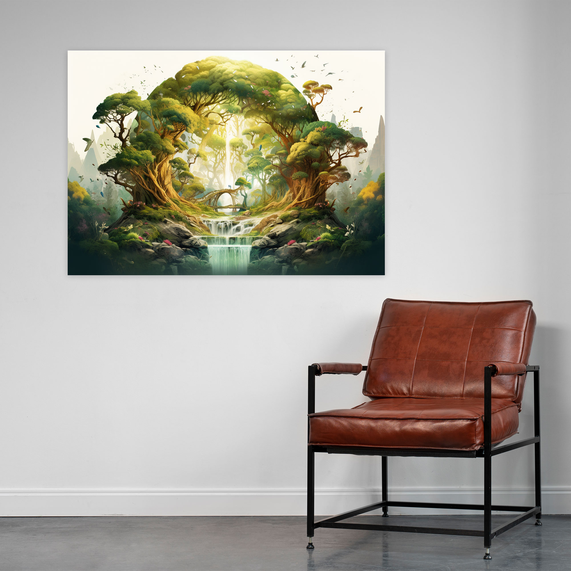 Nature-Inspired Blockchain Canvas Print - Blockchain, Blockchain, Wall Art, Canvas