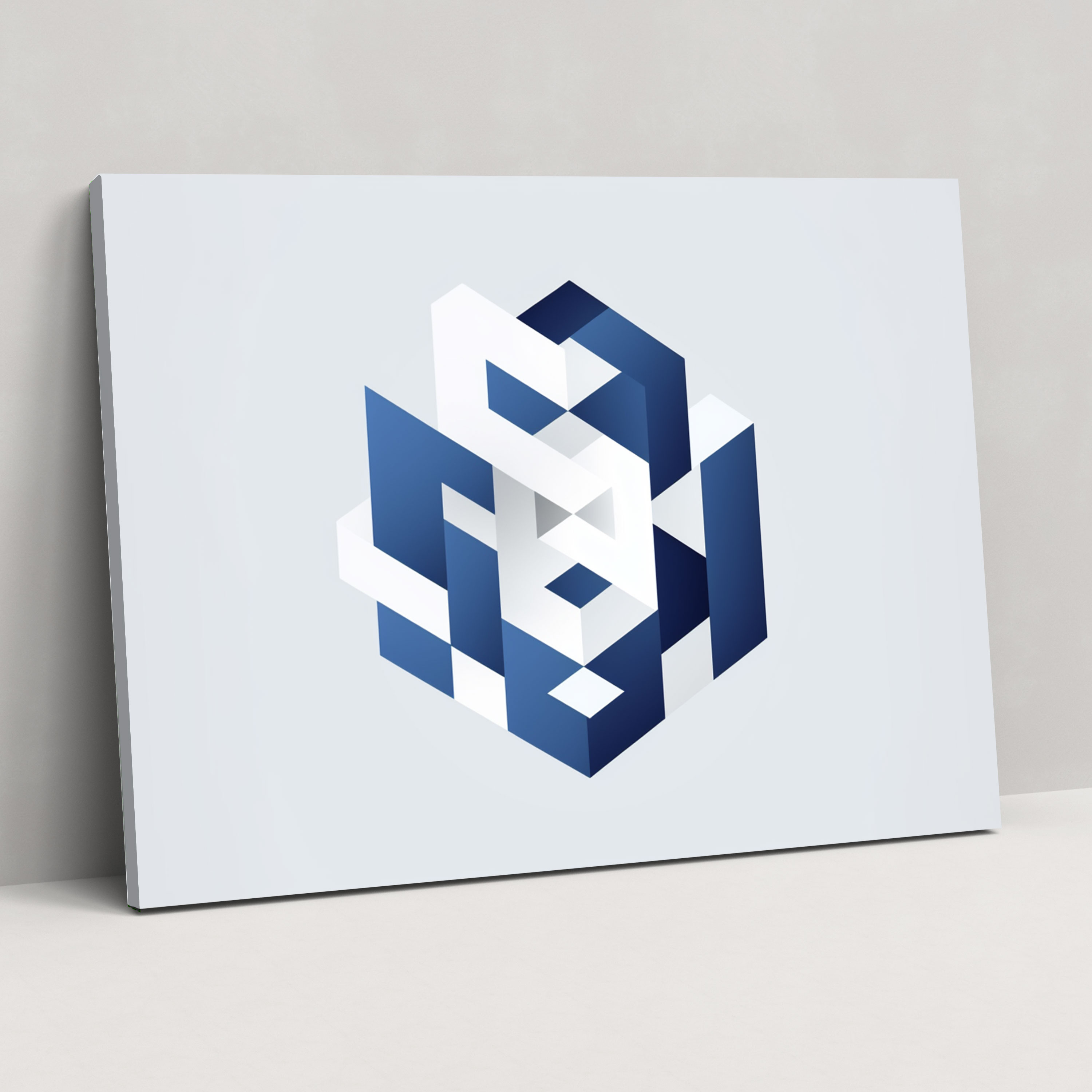 Blockchain Symbol Wall Art - Blockchain, Blockchain, Decentralized Systems, Home Decoration