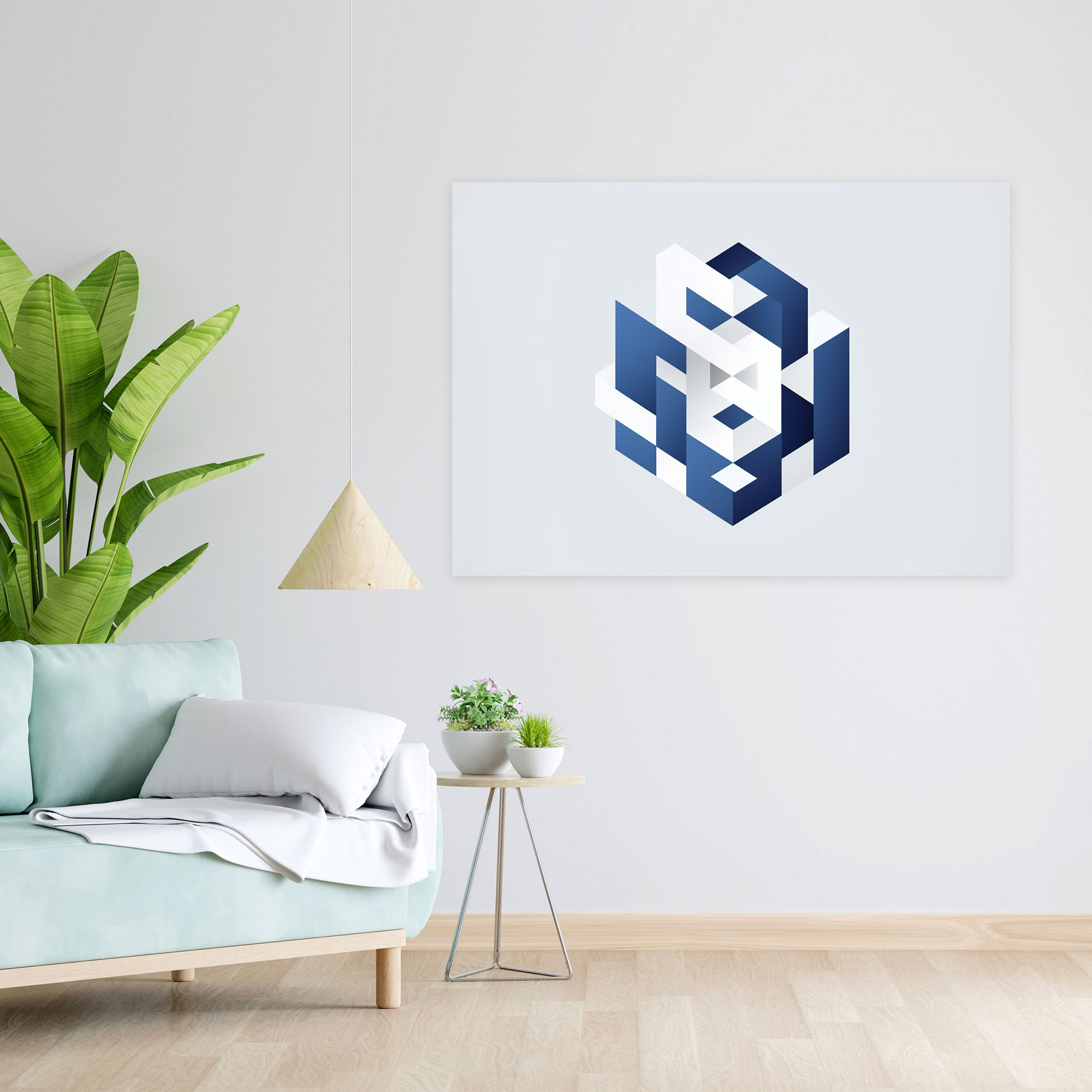 Blockchain Symbol Wall Art - Blockchain, Blockchain, Decentralized Systems, Home Decoration