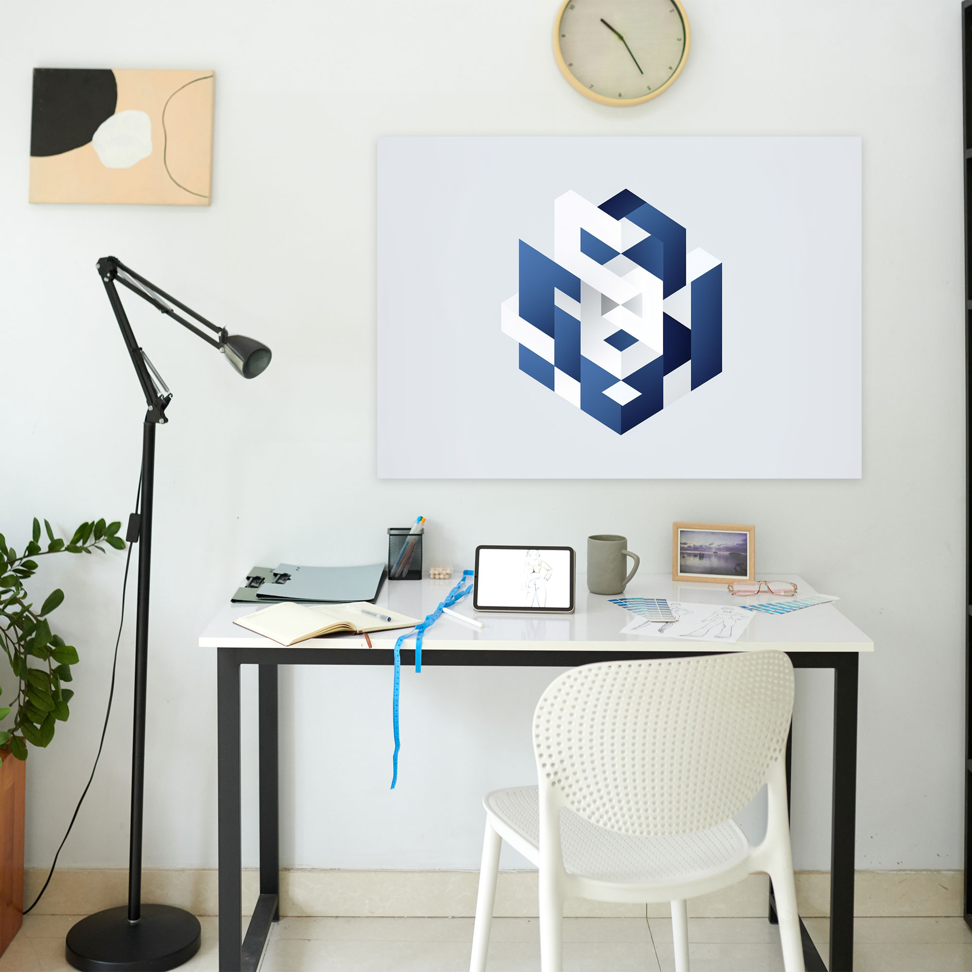 Blockchain Symbol Wall Art - Blockchain, Blockchain, Decentralized Systems, Home Decoration