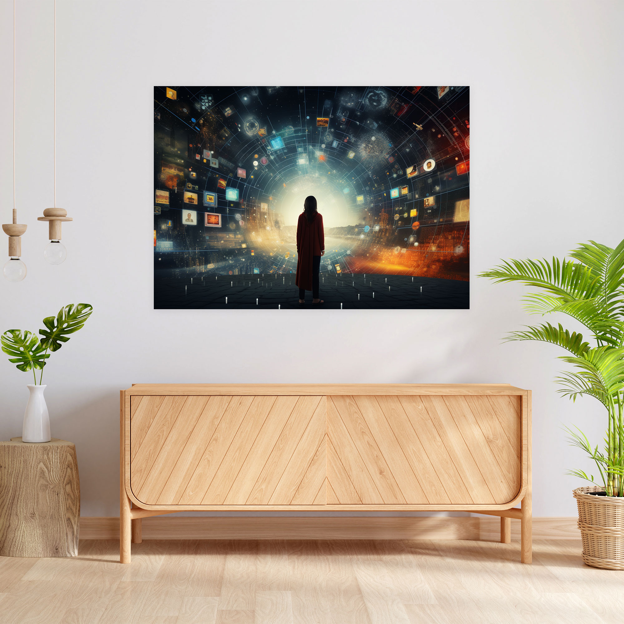 Blockchain Collage Wall Art - Blockchain, Blockchain Symbols, Canvas Wall Art, Wall Art