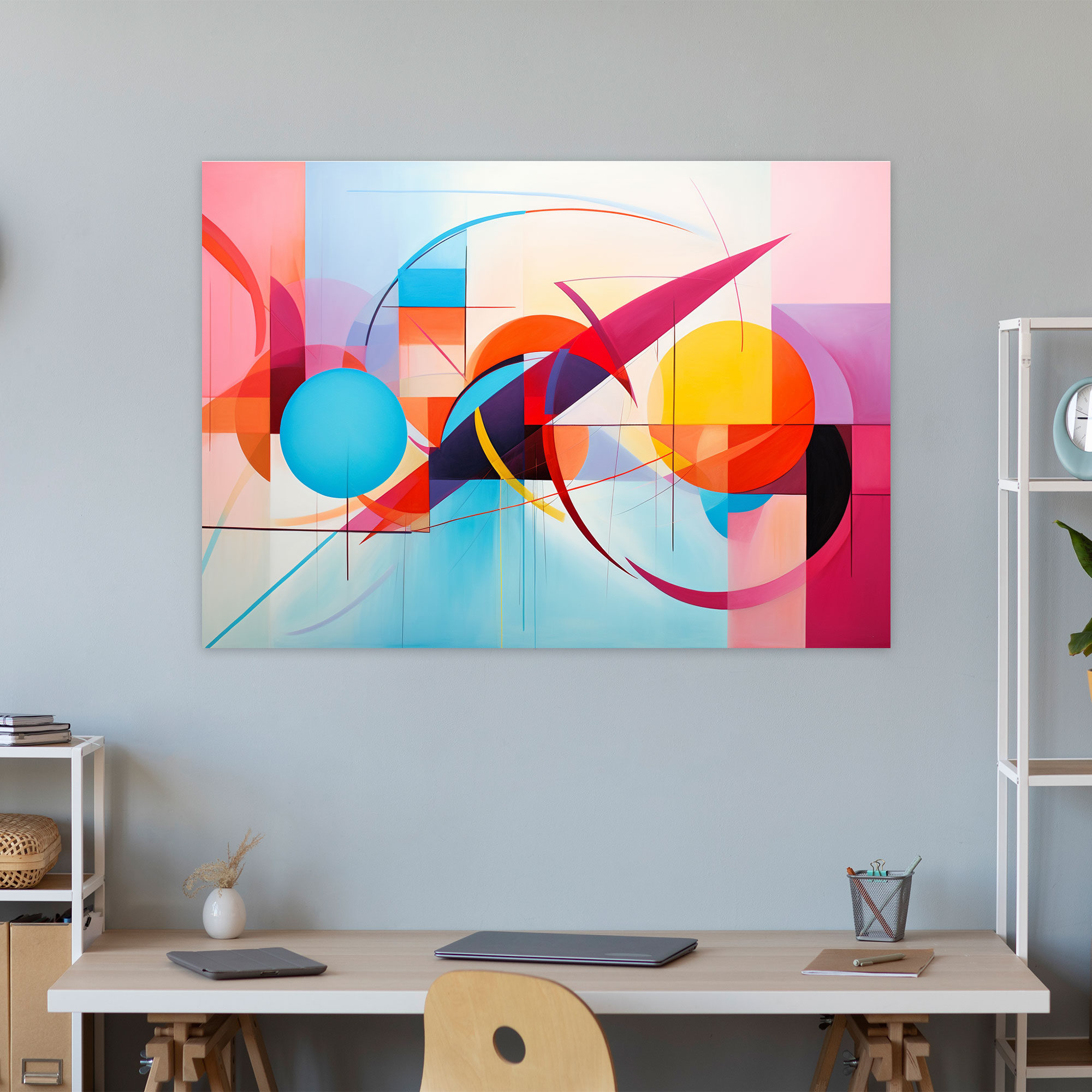 Blockchain Abstract Canvas Print - Blockchain, Canvas, Wall Art, Canvas Print