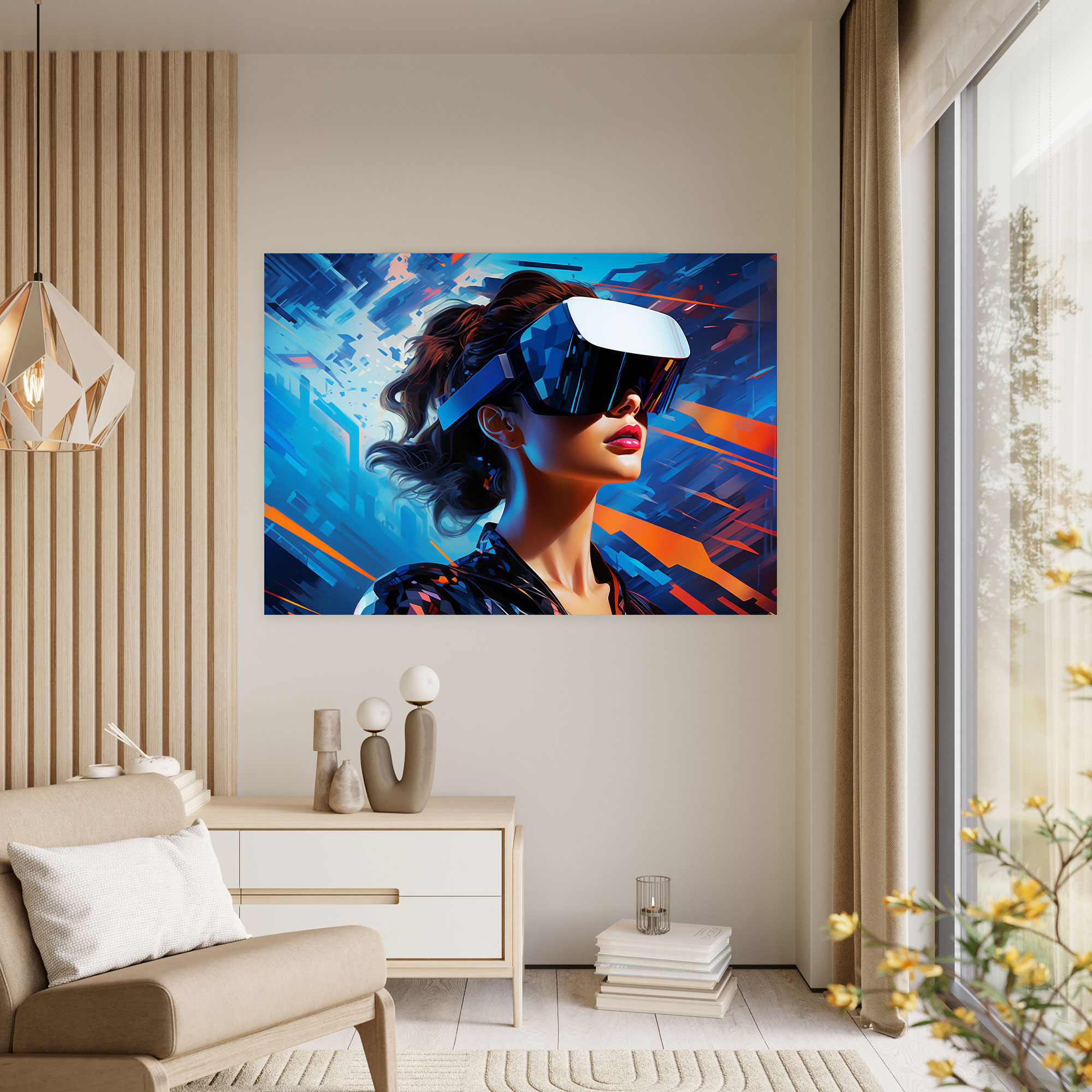 Blockchain Vr Duvar Sanatı - Portre Kanvas Gelecek