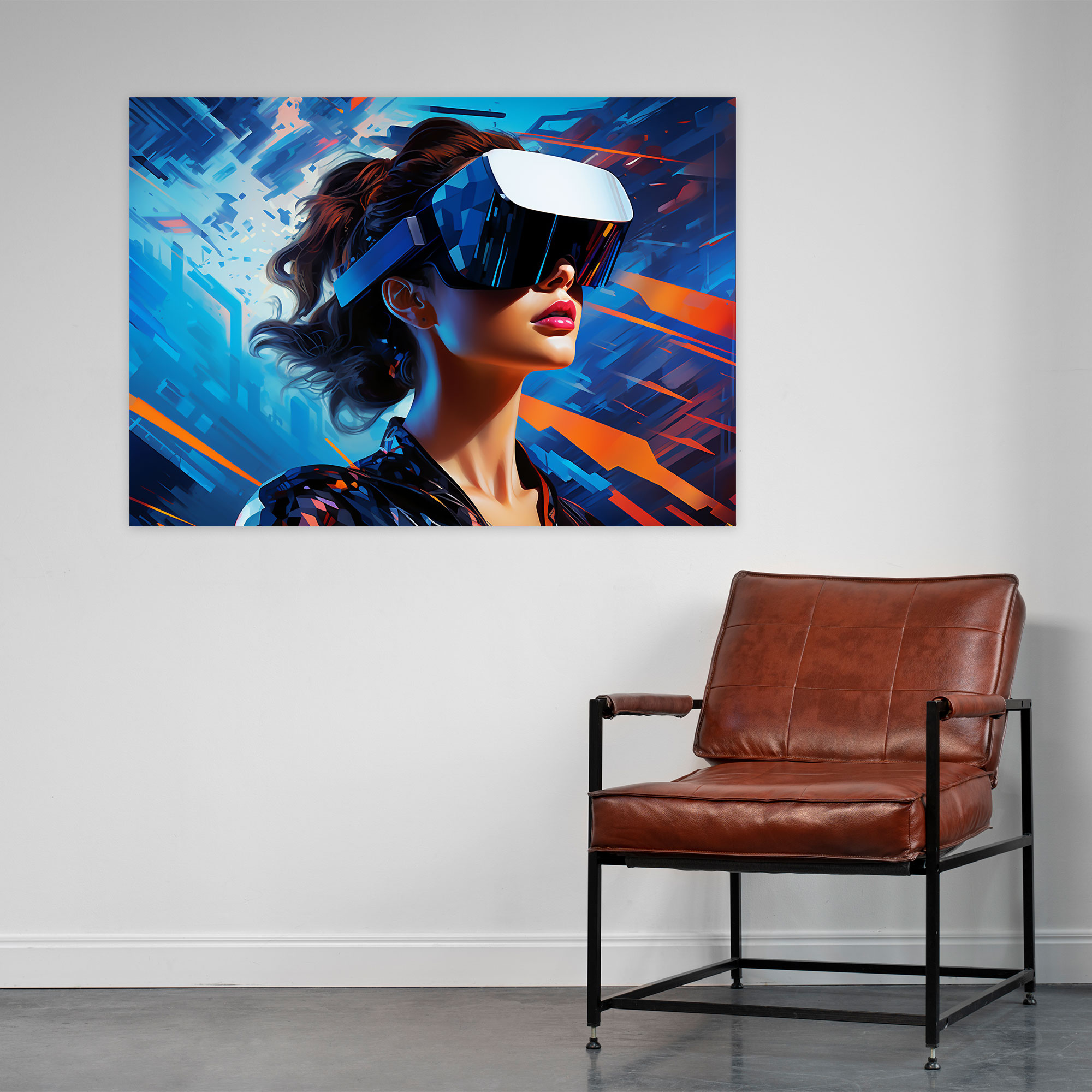 Blockchain Vr Duvar Sanatı - Portre Kanvas Gelecek