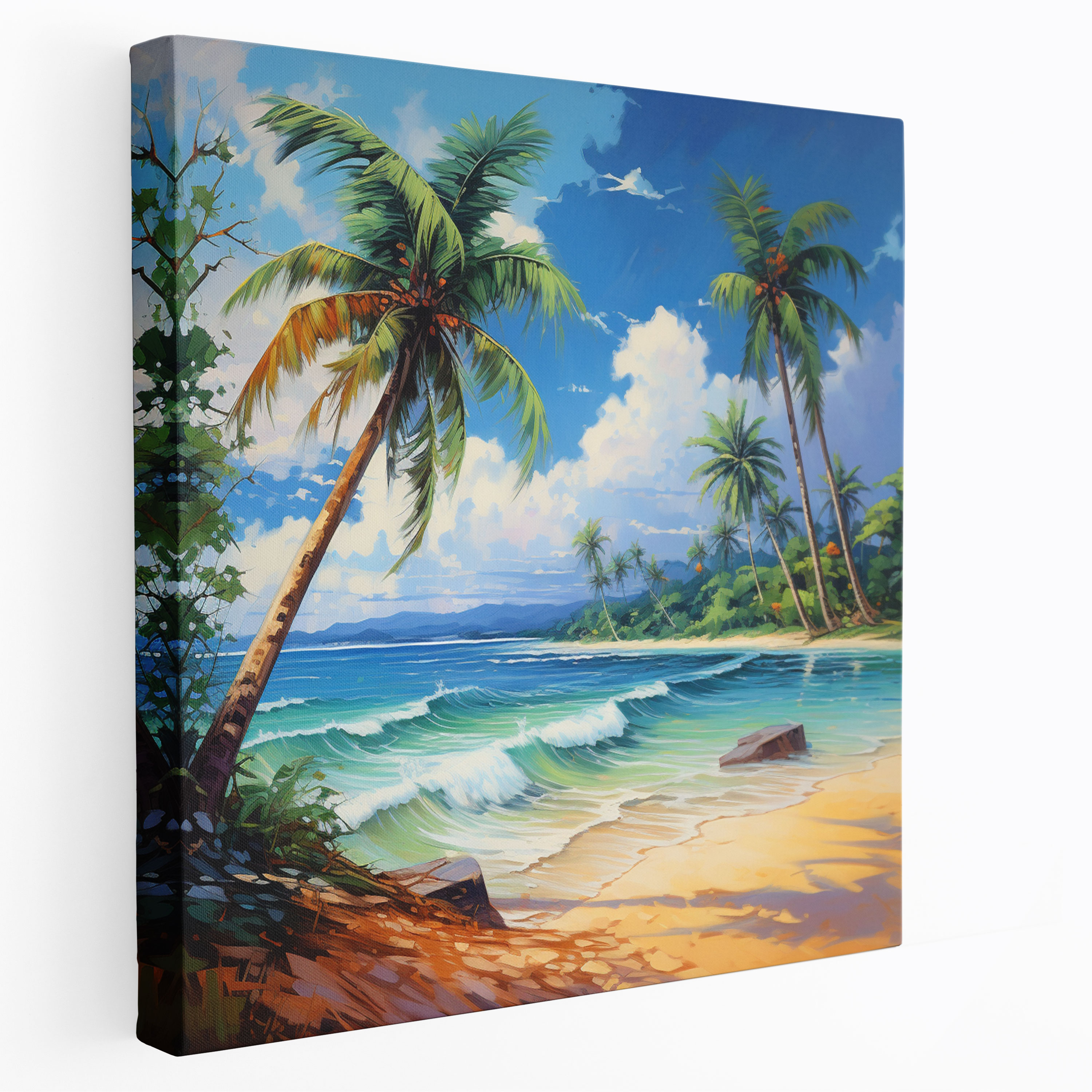 Beach Canvas Print - Tropical Paradise - Beach, Paradise, Beach, Home Decoration