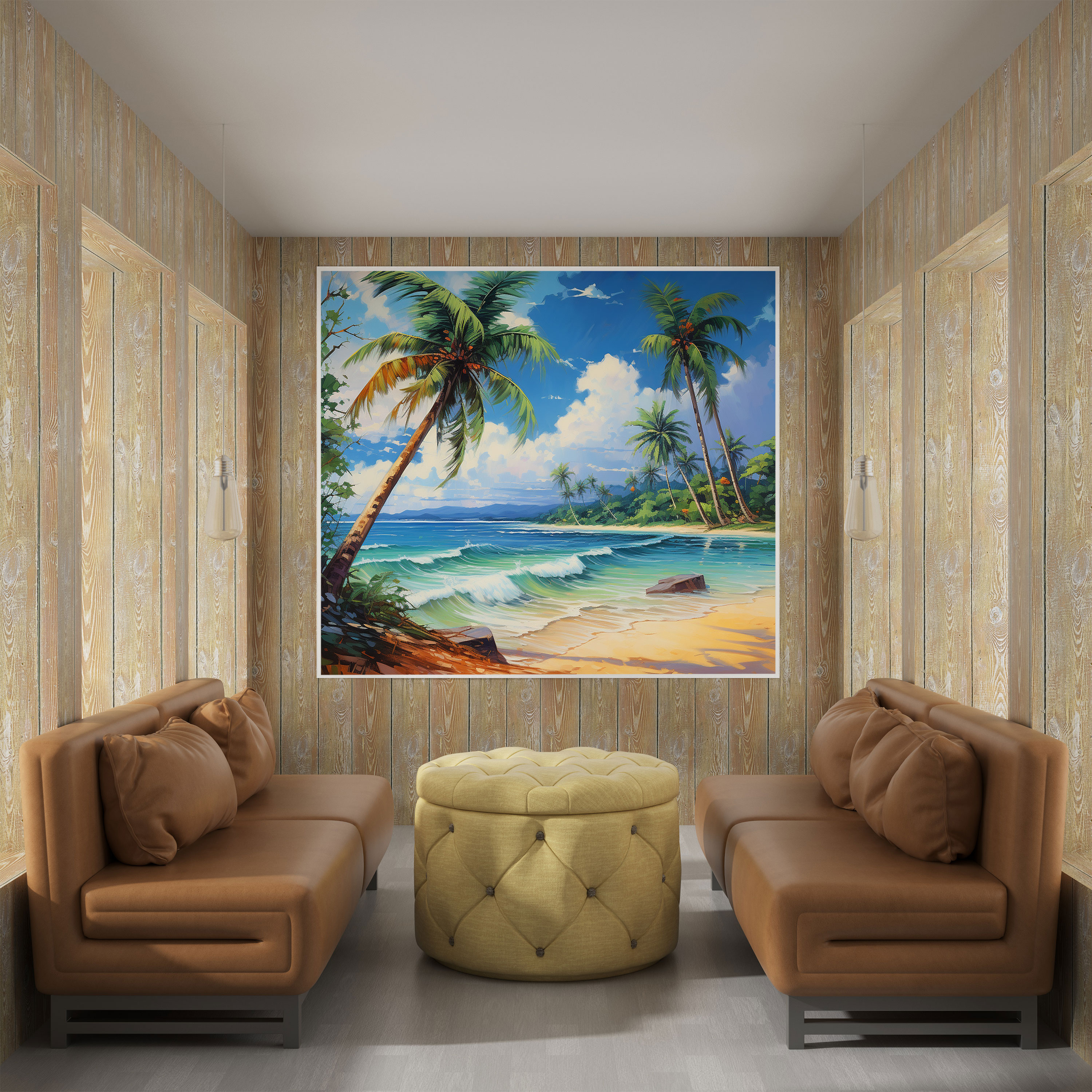 Beach Canvas Print - Tropical Paradise - Beach, Paradise, Beach, Home Decoration