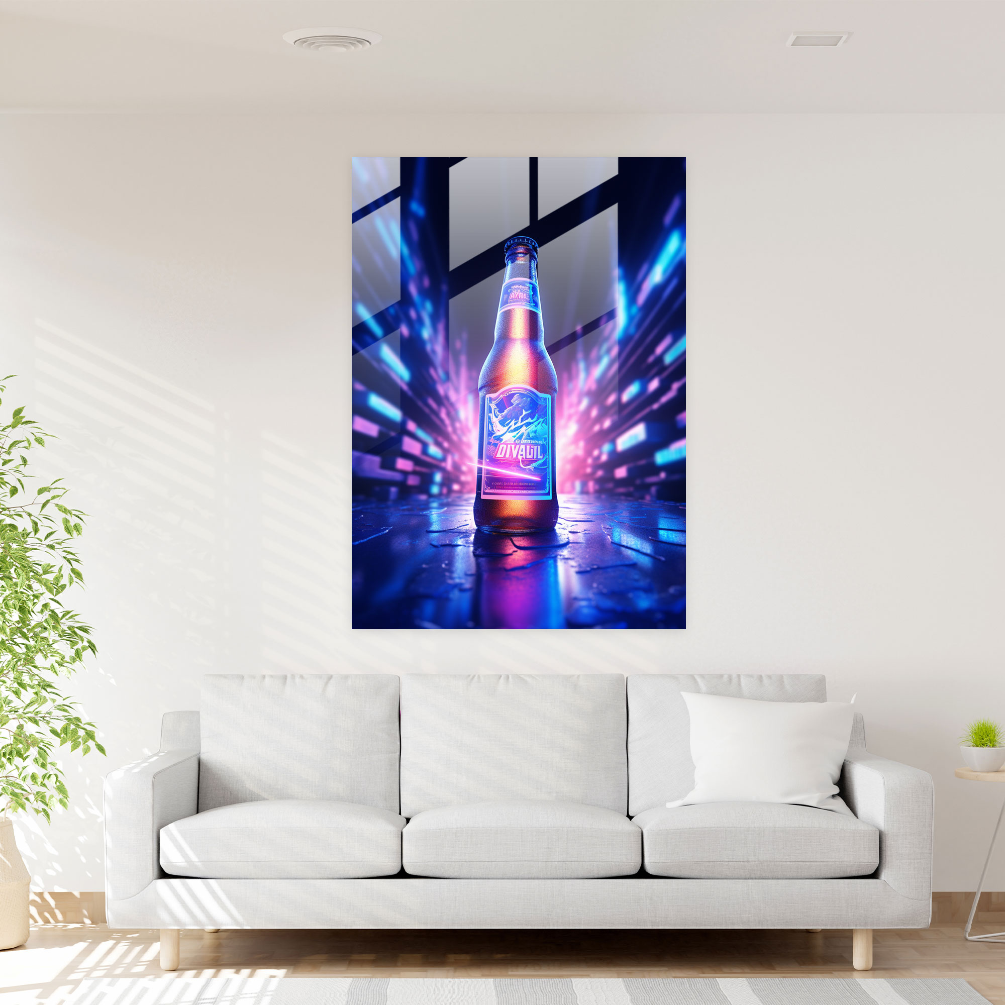 Beer Glass Print - Beer, Beer, Glass Art, Glass Wall Art