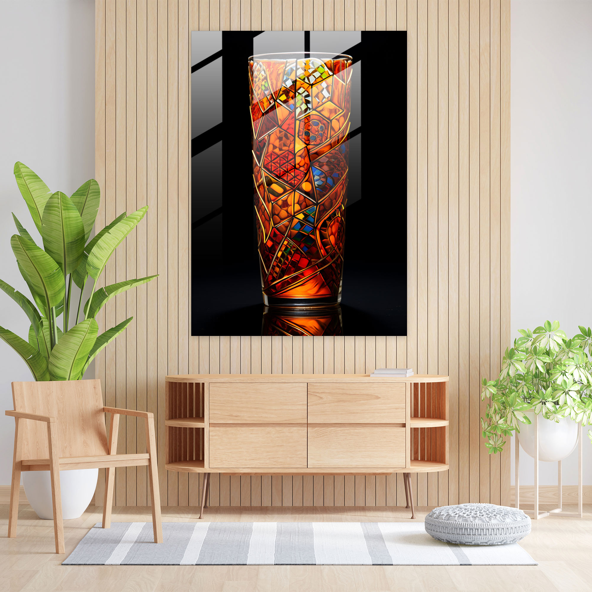 Beer Wall Decoration - Beer, Glass Print, Home Decoration, Beer