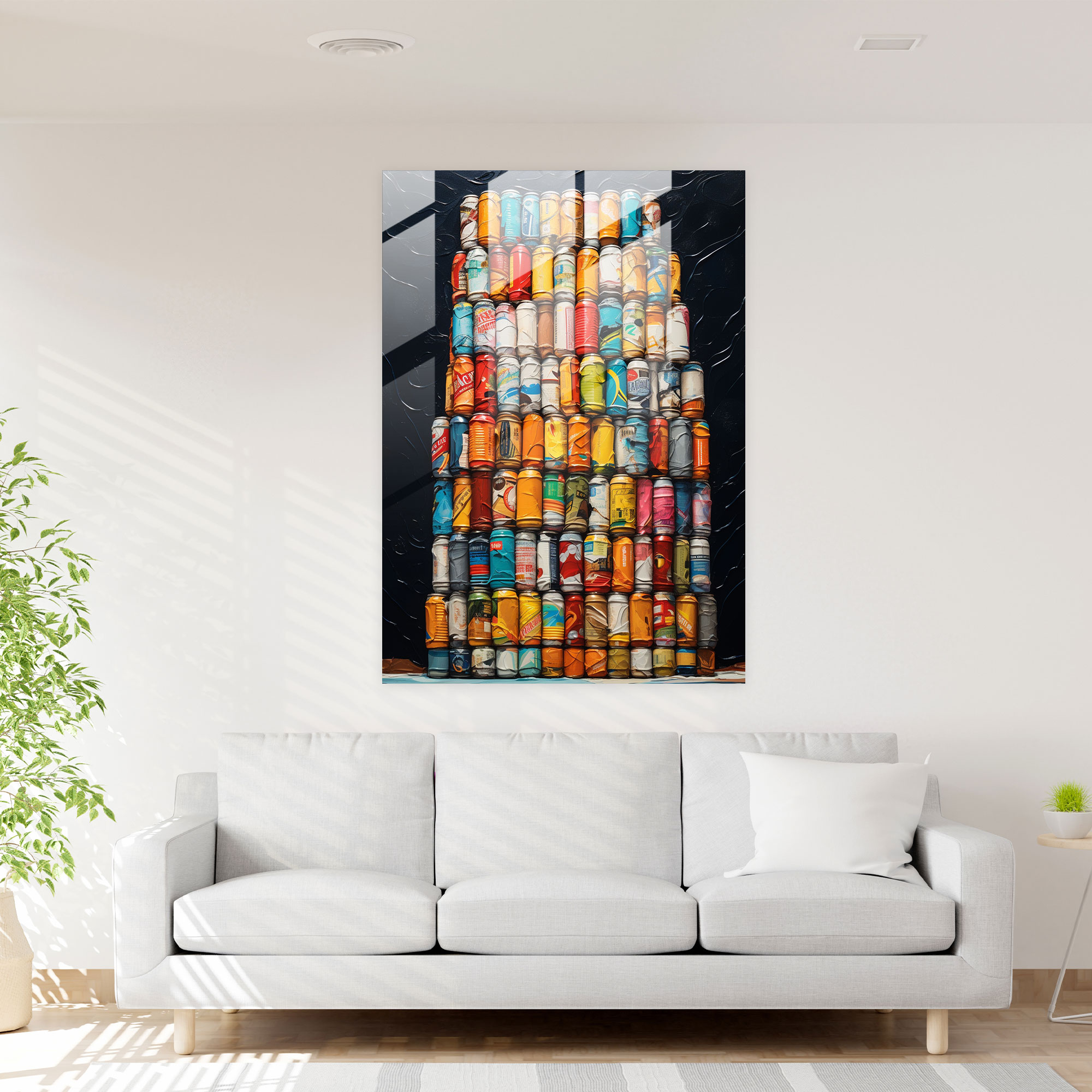 Beer Glass Art - Beer, Unique Blend Of Hues, Modern Art, Wall Decoration