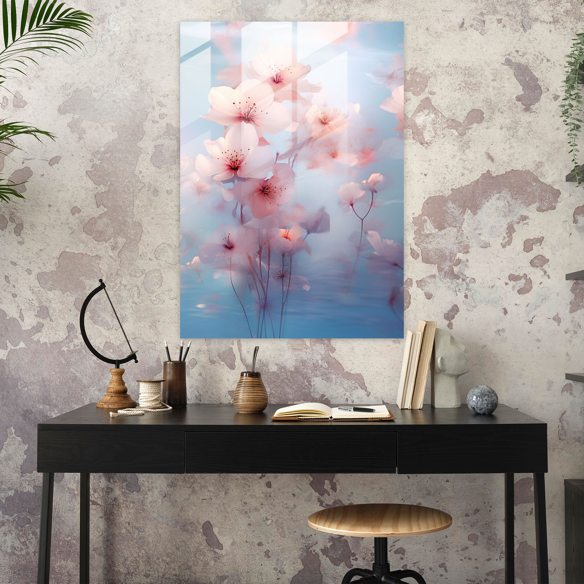 Bleeding Flowers Home Decoration - Bleeding Flowers, Modern Art, Home Decoration, Contemporary Digital Illustration