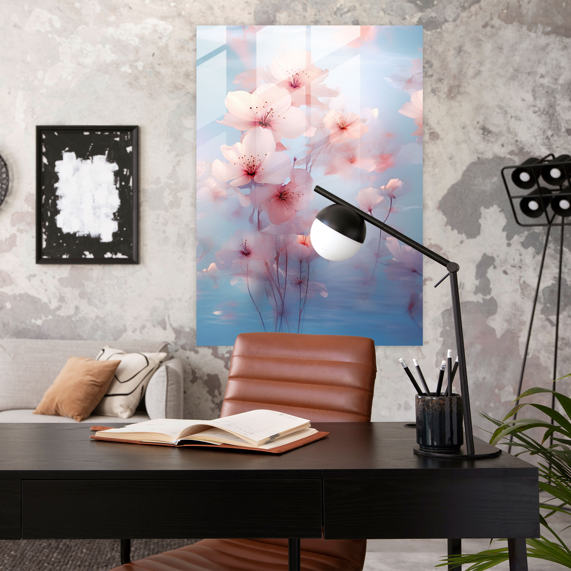 Bleeding Flowers Home Decoration - Bleeding Flowers, Modern Art, Home Decoration, Contemporary Digital Illustration
