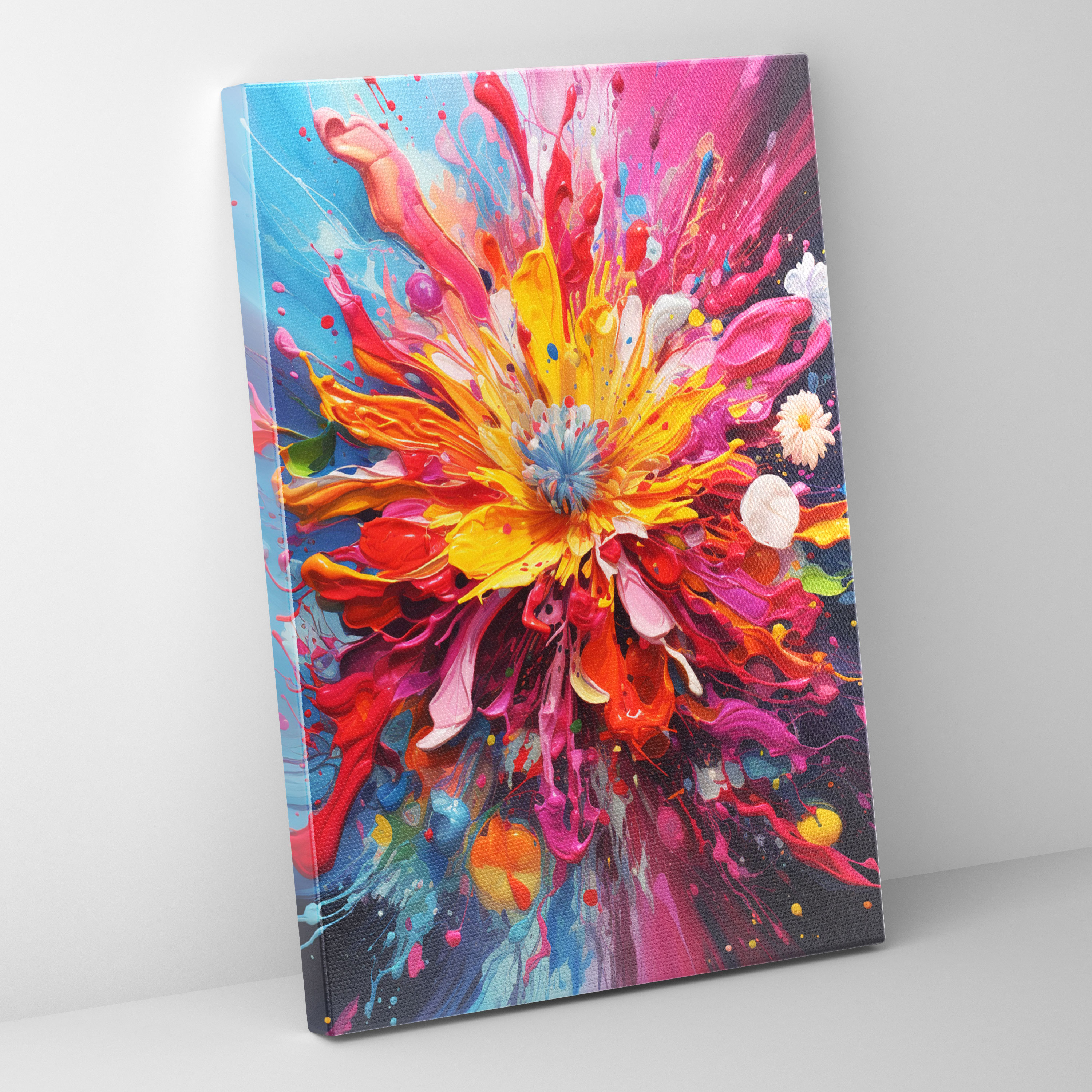 Pop Art Bleeding Flowers Wall Art - Bleeding Flowers, Bleeding Flowers, Wall Decoration, Home Decoration