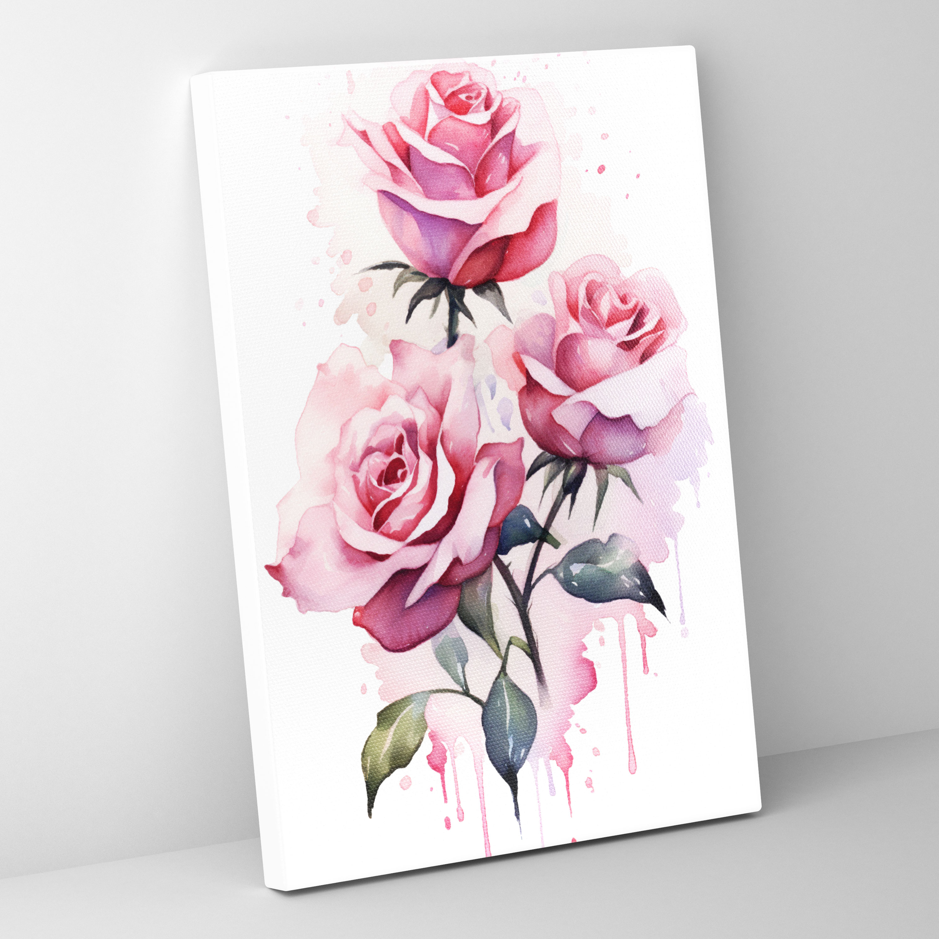 Bleeding Flowers Wall Art - Bleeding Flowers, Wall Decoration, Canvas Wall Art, Wall Art