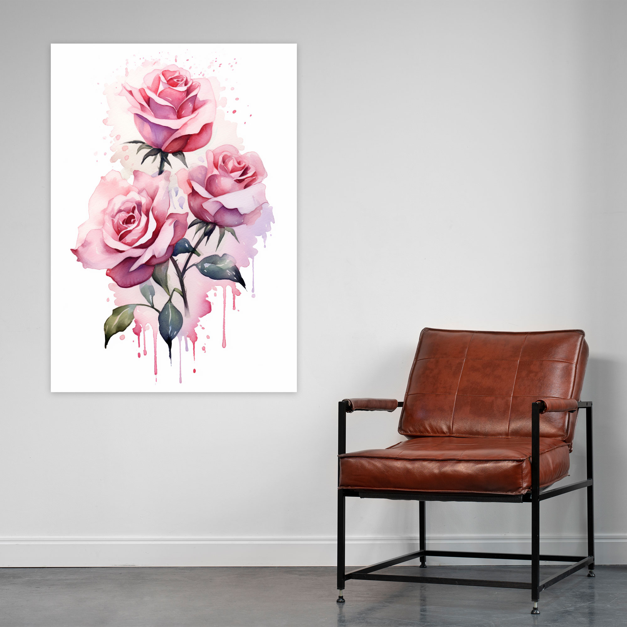 Bleeding Flowers Wall Art - Bleeding Flowers, Wall Decoration, Canvas Wall Art, Wall Art