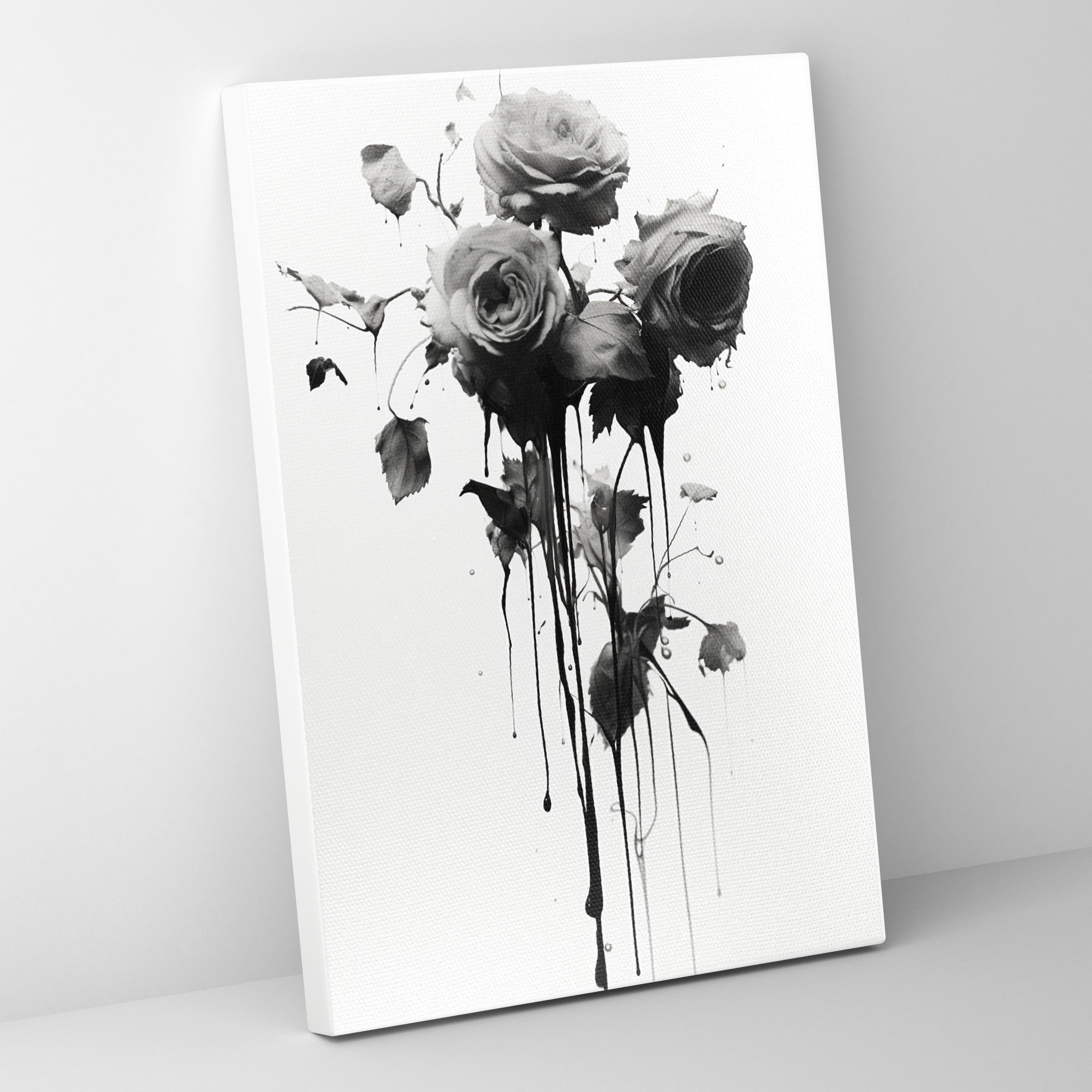 Bleeding Flowers Wall Decoration - Bleeding Flowers, Home Decoration, Canvas Wall Art, Canvas