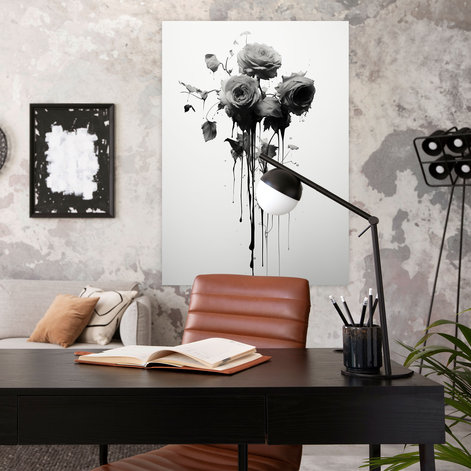 Bleeding Flowers Wall Decoration - Bleeding Flowers, Home Decoration, Canvas Wall Art, Canvas