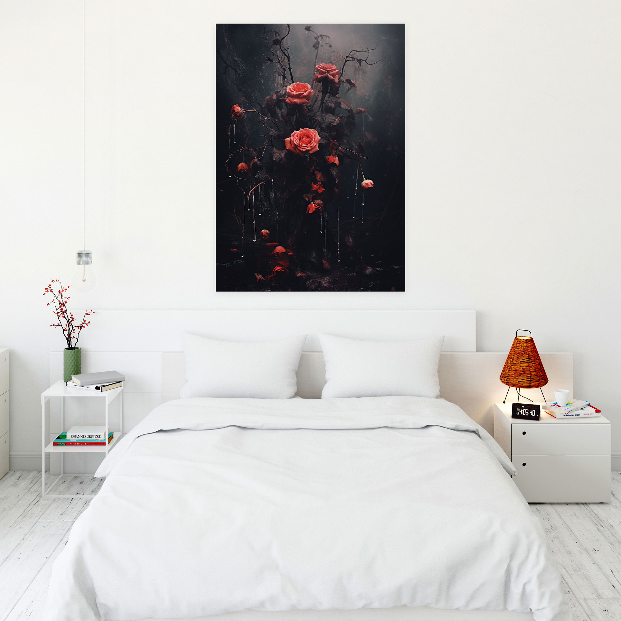 Bleeding Flowers Wall Decoration - Bleeding Flowers, Wall Art, Bleeding Flowers, Home Decoration