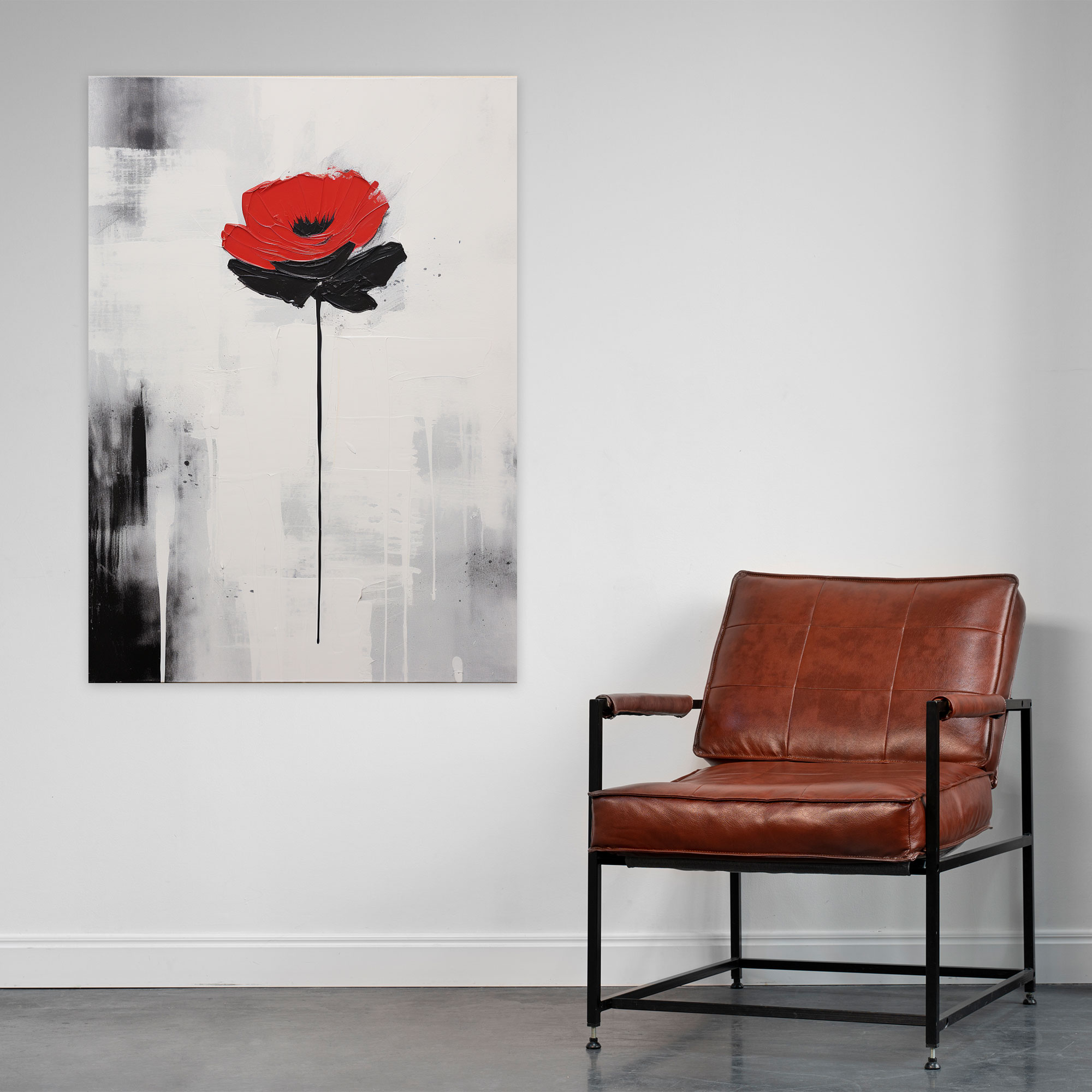Bleeding Flowers Wall Art - Bleeding Flowers, Canvas Wall Art, Home Decoration, Raw Emotion