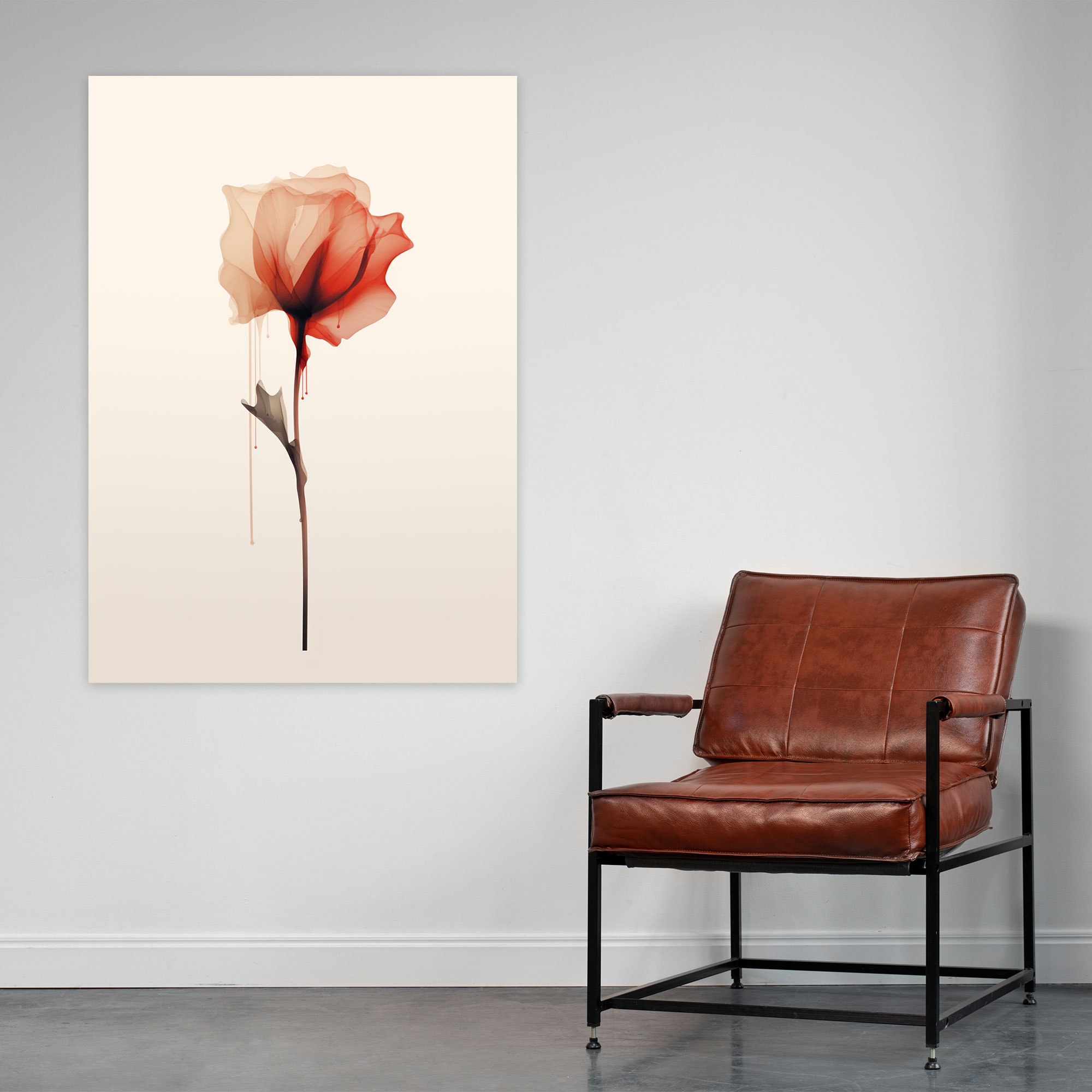 Simple Beauty Canvas Print - Bleeding Flowers, Bleeding Flowers, Canvas, Wall Art