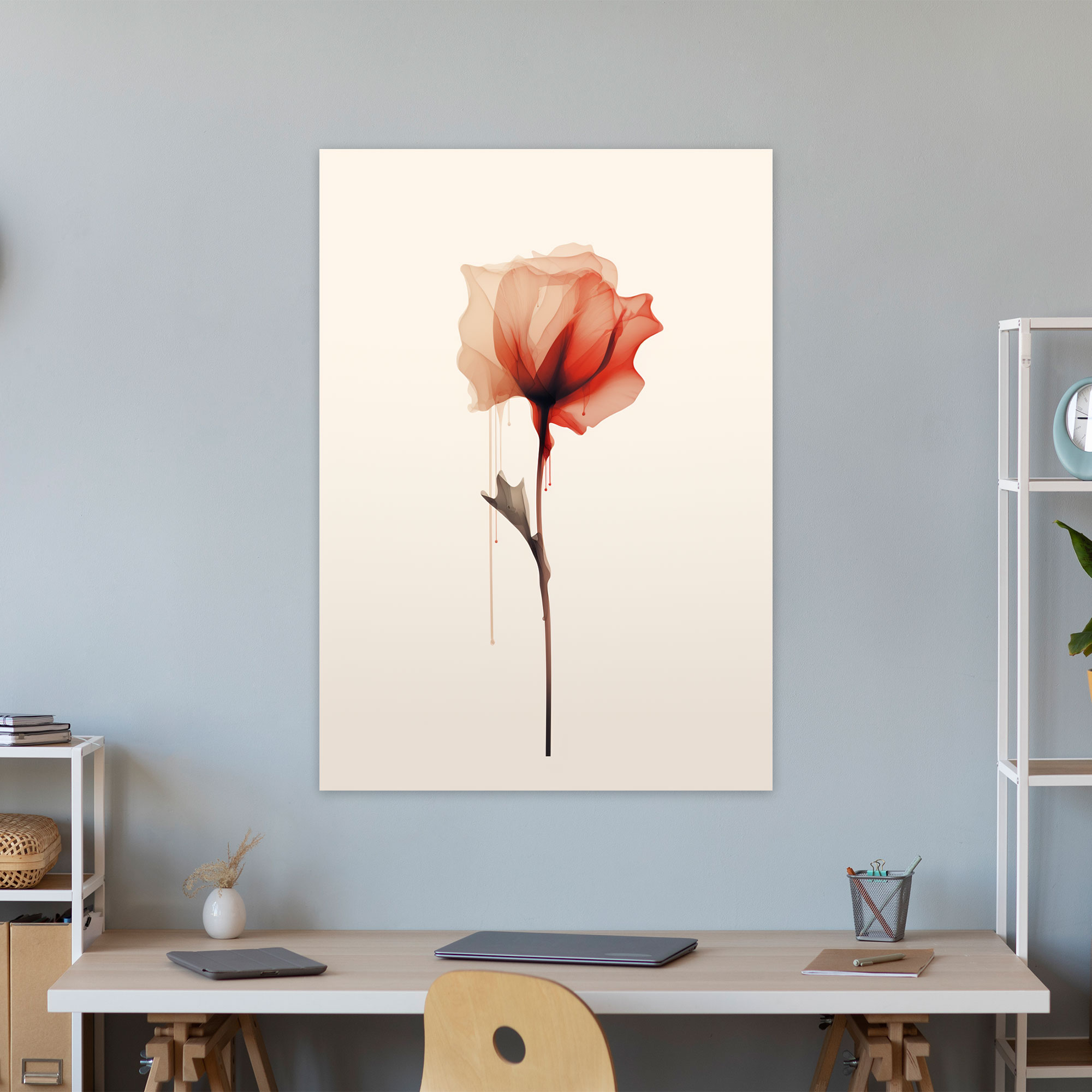 Simple Beauty Canvas Print - Bleeding Flowers, Bleeding Flowers, Canvas, Wall Art