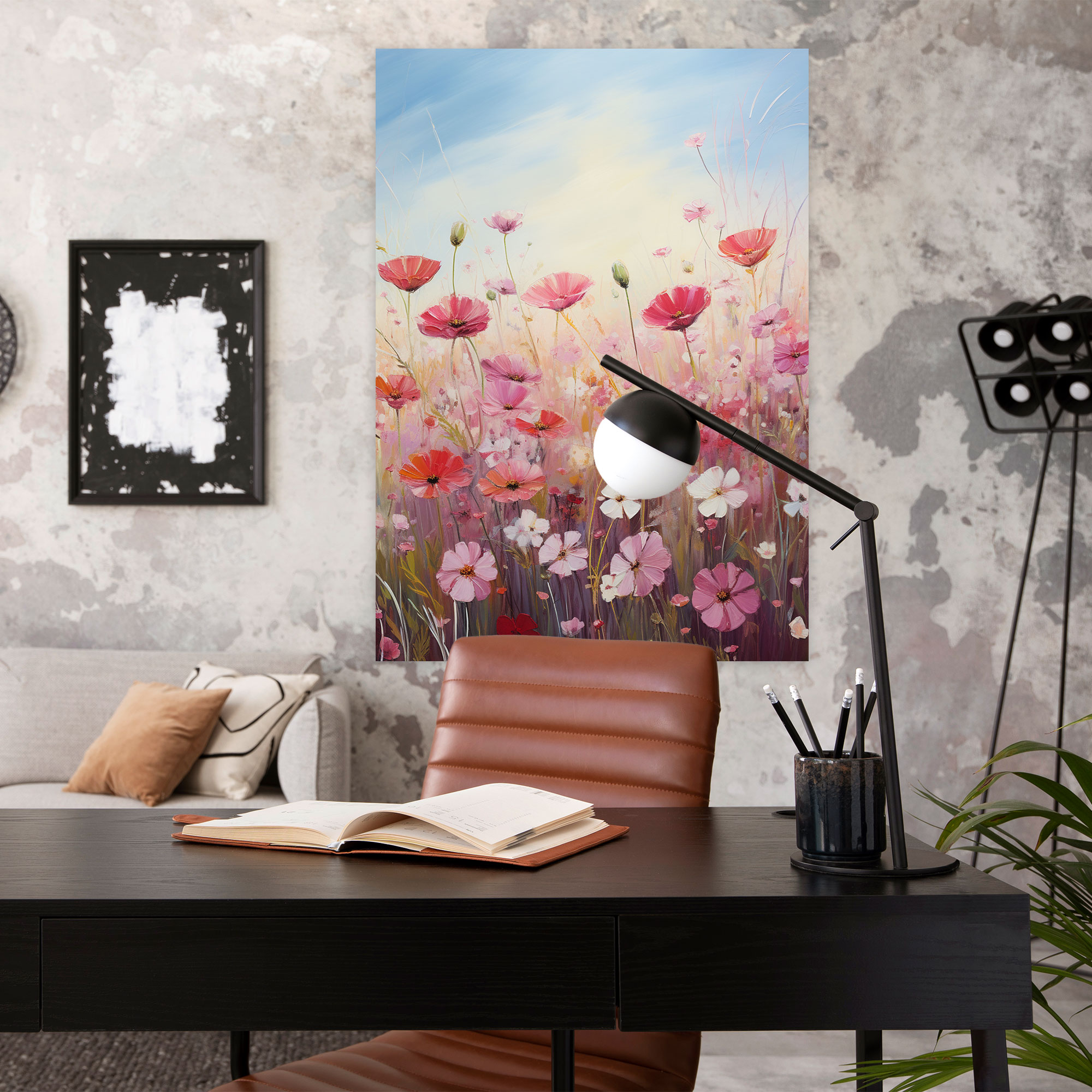 Bleeding Flowers Canvas Print - Bleeding Flowers, Wall Art, Home Decoration, Canvas Wall Art